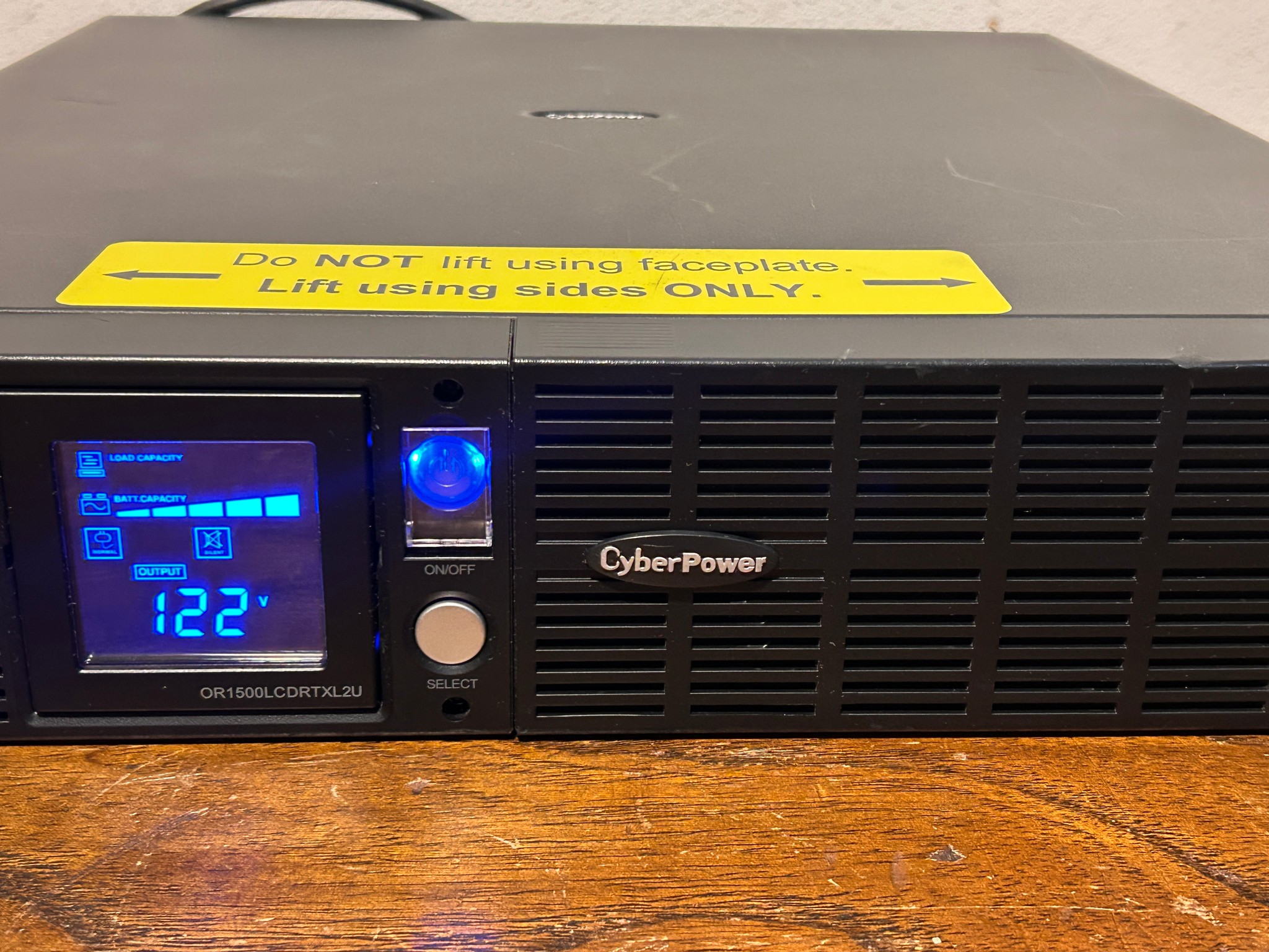 CyberPower OR1500LCDRTXL2U Smart App LCD Online UPS Battery Backup System