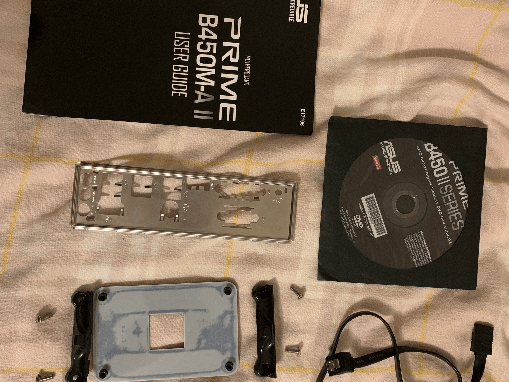 ASUS PRIME B450-A II Micro-ATX Motherboard(IO included) 