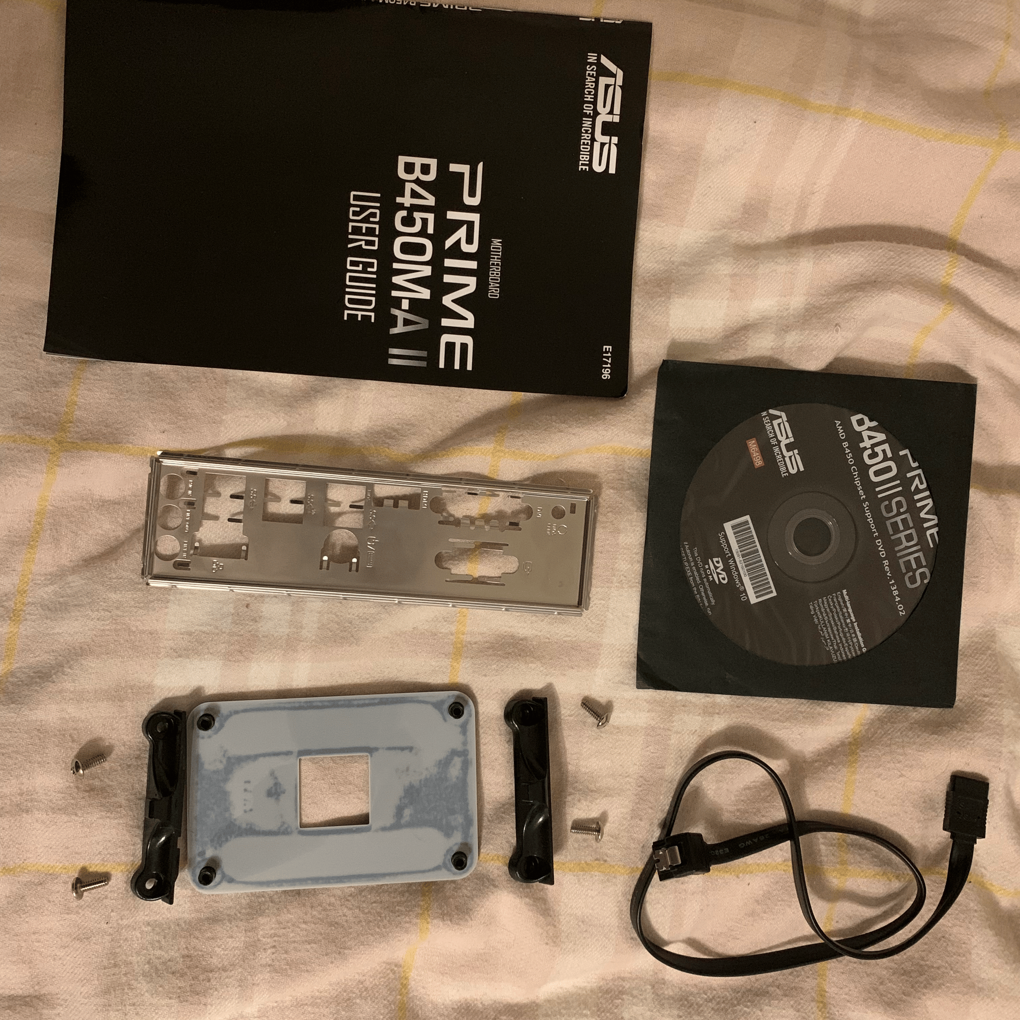 ASUS PRIME B450-A II Micro-ATX Motherboard(IO included) 