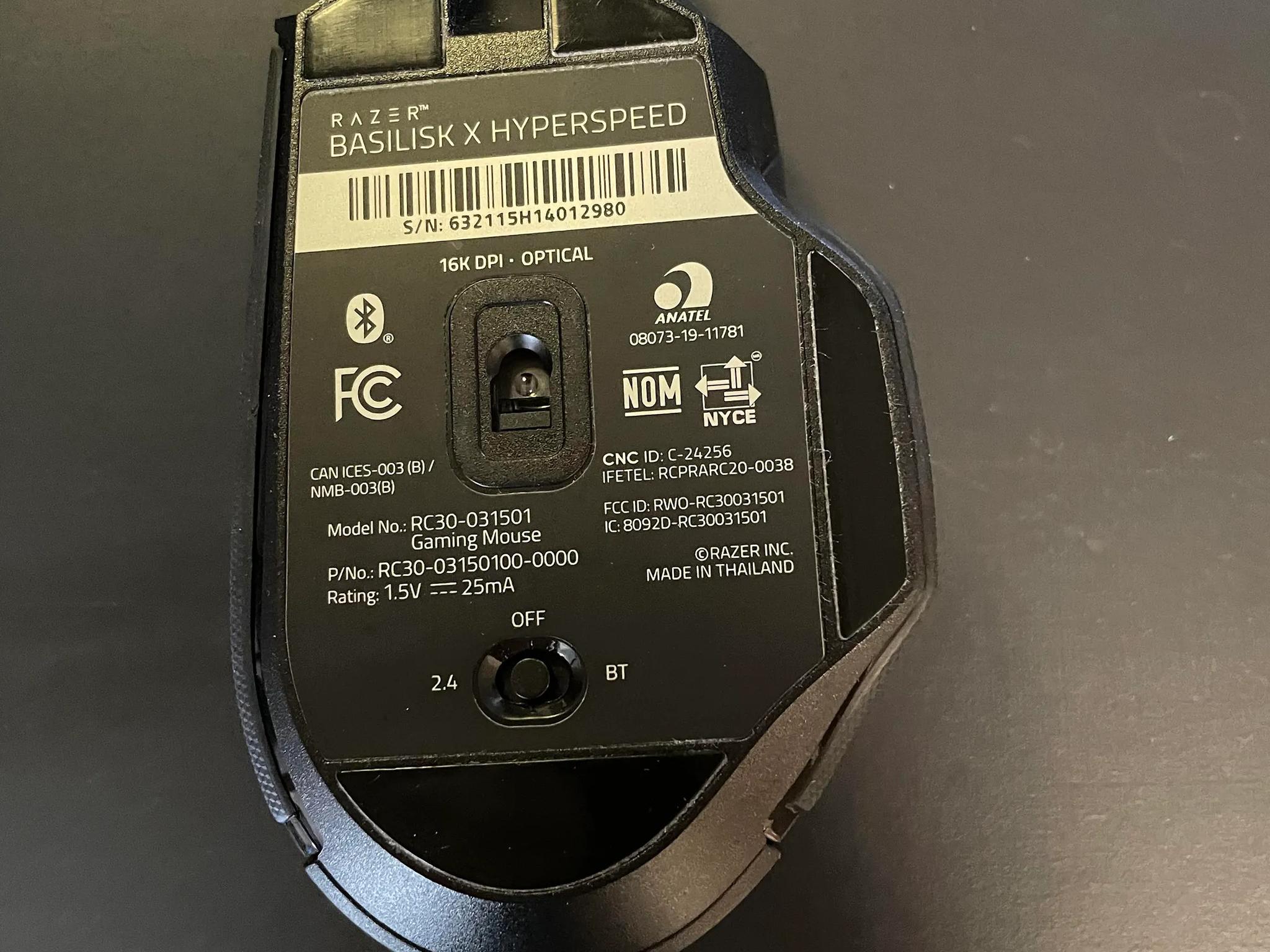 Razer Basilisk X Hyperspeed (Wireless)