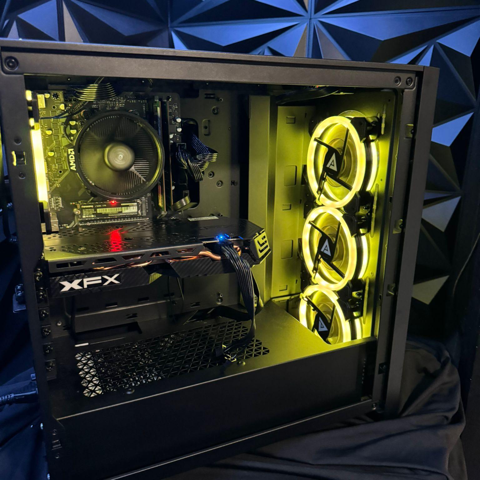 💸 Budget Baddie 2680 🔥 Ryzen 5 2600| RX 580 8 GB | 16 GB DDR44| 1 TB SSD