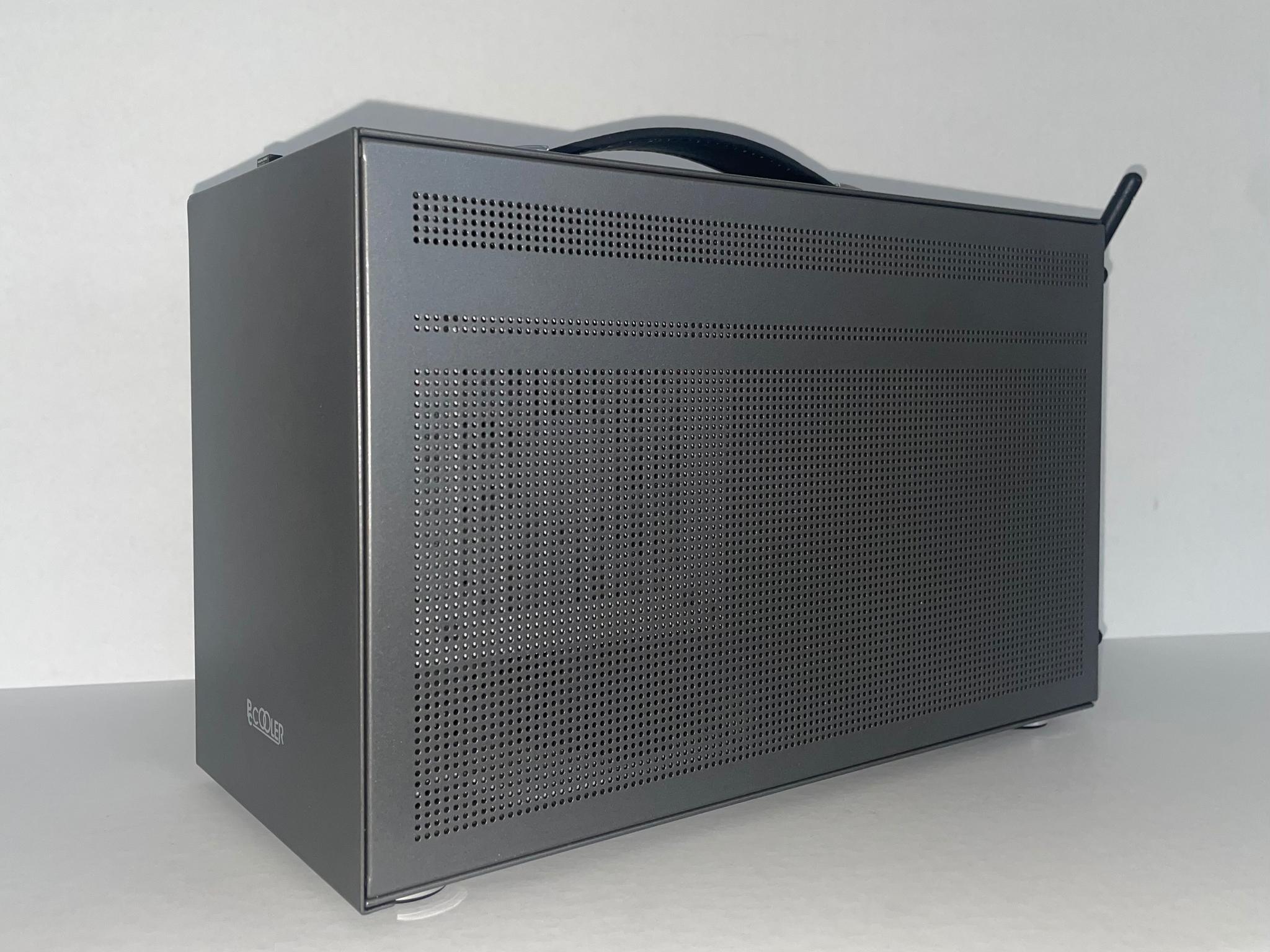 i5-12400 + RX 5700 XT || LGA 1700 ITX SMALL FORM FACTOR Portable w/ Leather Handle