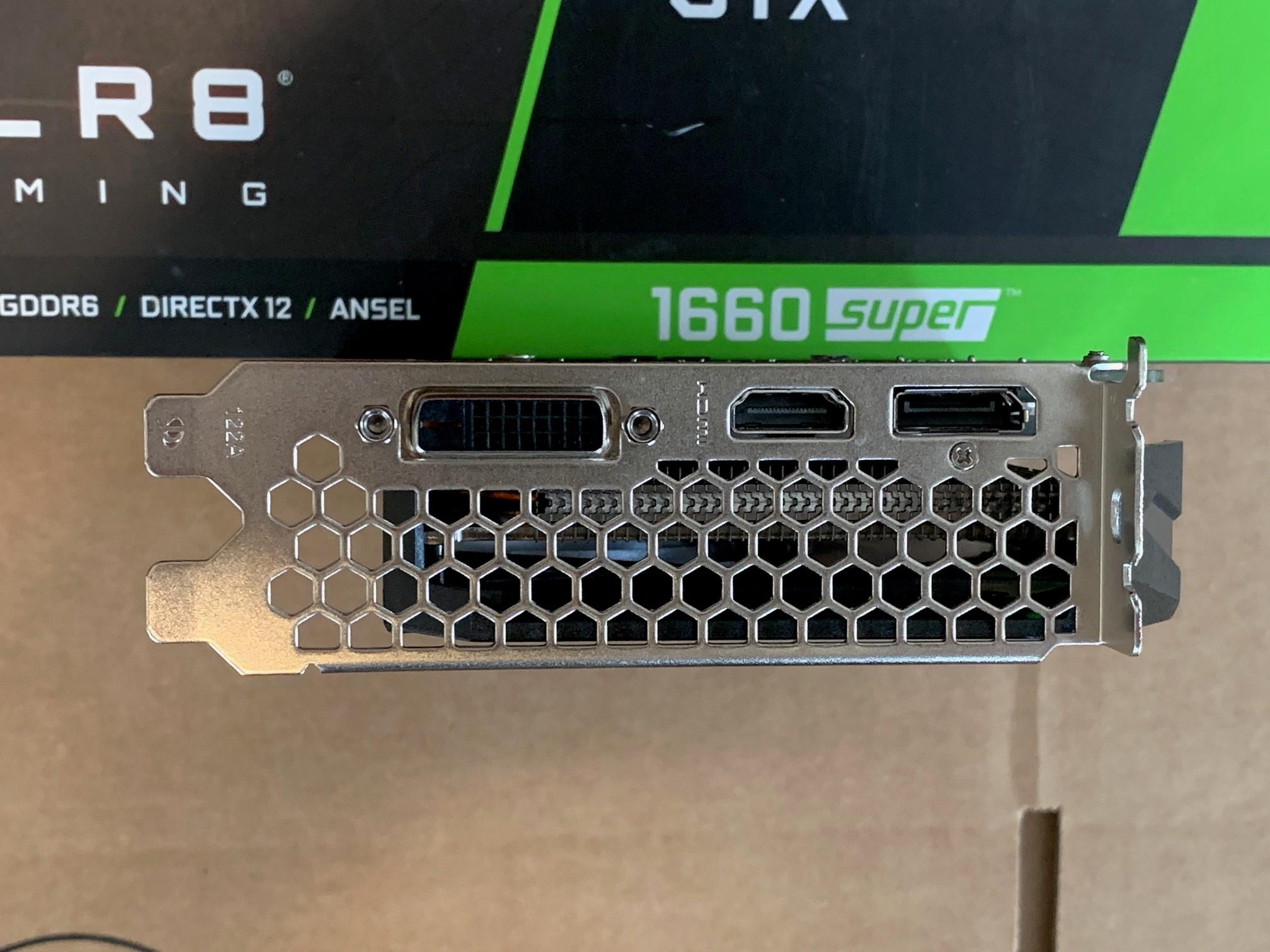 PNY GeForce GTX 1660 SUPER 6GB XLR8 Gaming Overclocked Edition, Used.