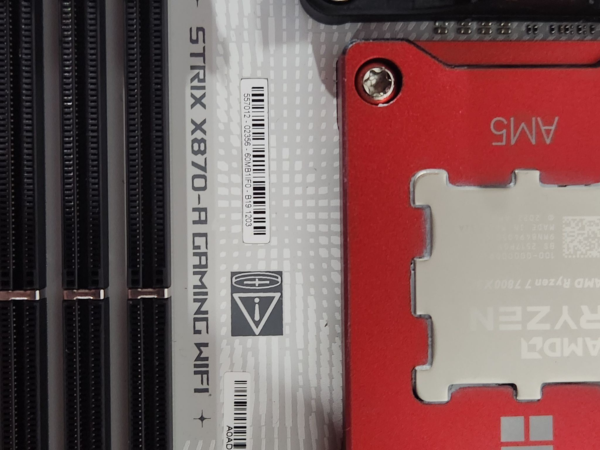 ASUS ROG STRIX X870-A MOTHERBOARD, CPU AND RAM COMBO