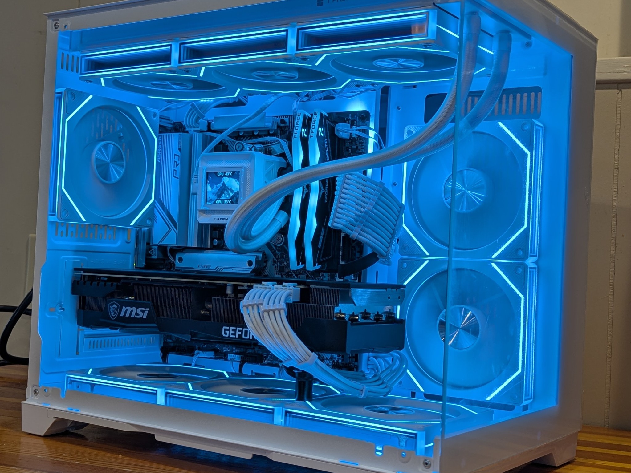 MSI RTX 3080 || AMD Ryzen 5 7500F || White 1440p Gaming PC