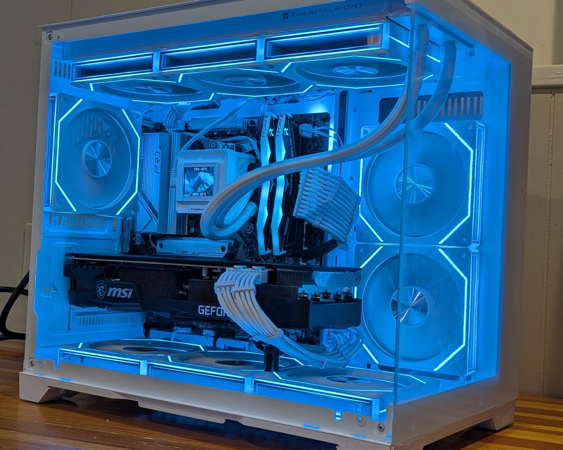 MSI RTX 3080 || AMD Ryzen 5 7500F || White 1440p Gaming PC