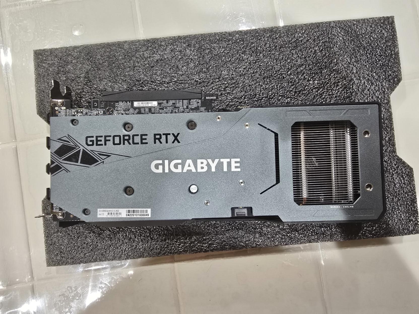 Gigabyte Geforce RTX 3050 8gb Used