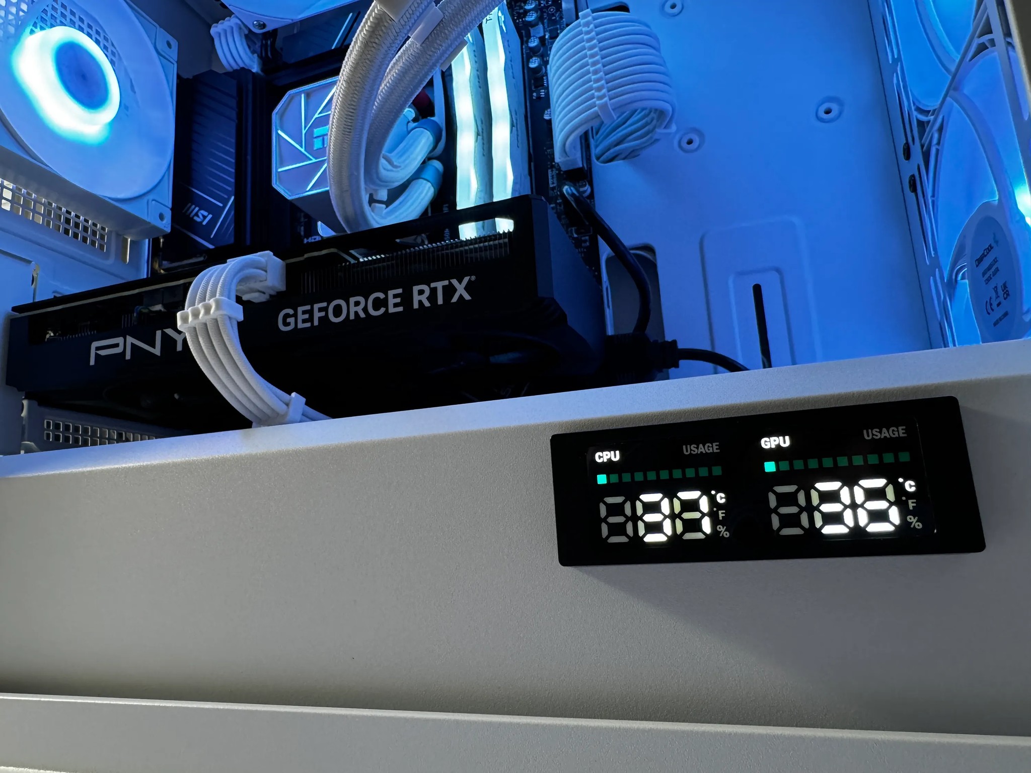 ⚫️SKY⚪️ Gaming PC | AMD Ryzen 5 7600x | 32GB DDR5 | RTX 4070 | 1TB m.2 SSD | Win10 PRO | Wi-Fi