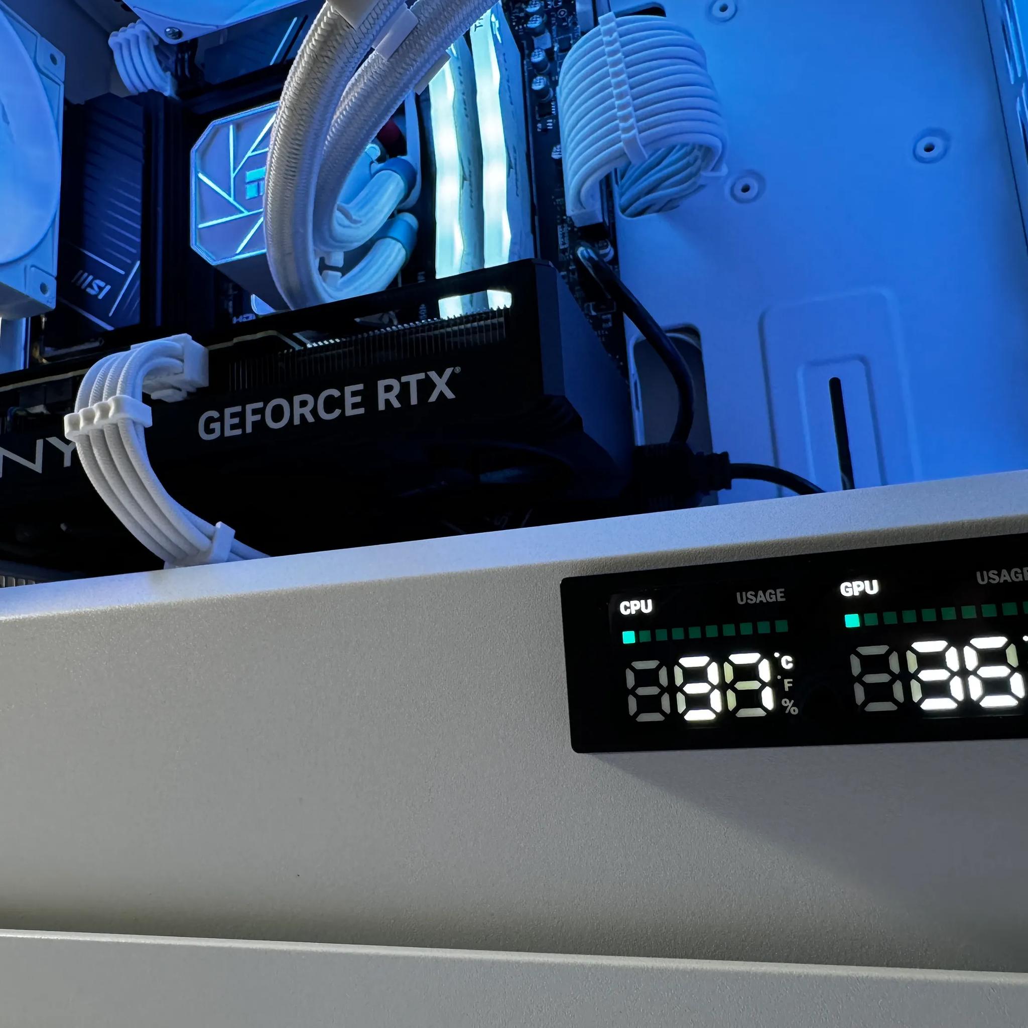 ⚫️SKY⚪️ Gaming PC | AMD Ryzen 5 7600x | 32GB DDR5 | RTX 4070 | 1TB m.2 SSD | Win10 PRO | Wi-Fi