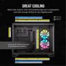 NEW Corsair iCUE LINK 2500X RGB Black Micro-ATX Dual-Chamber Case