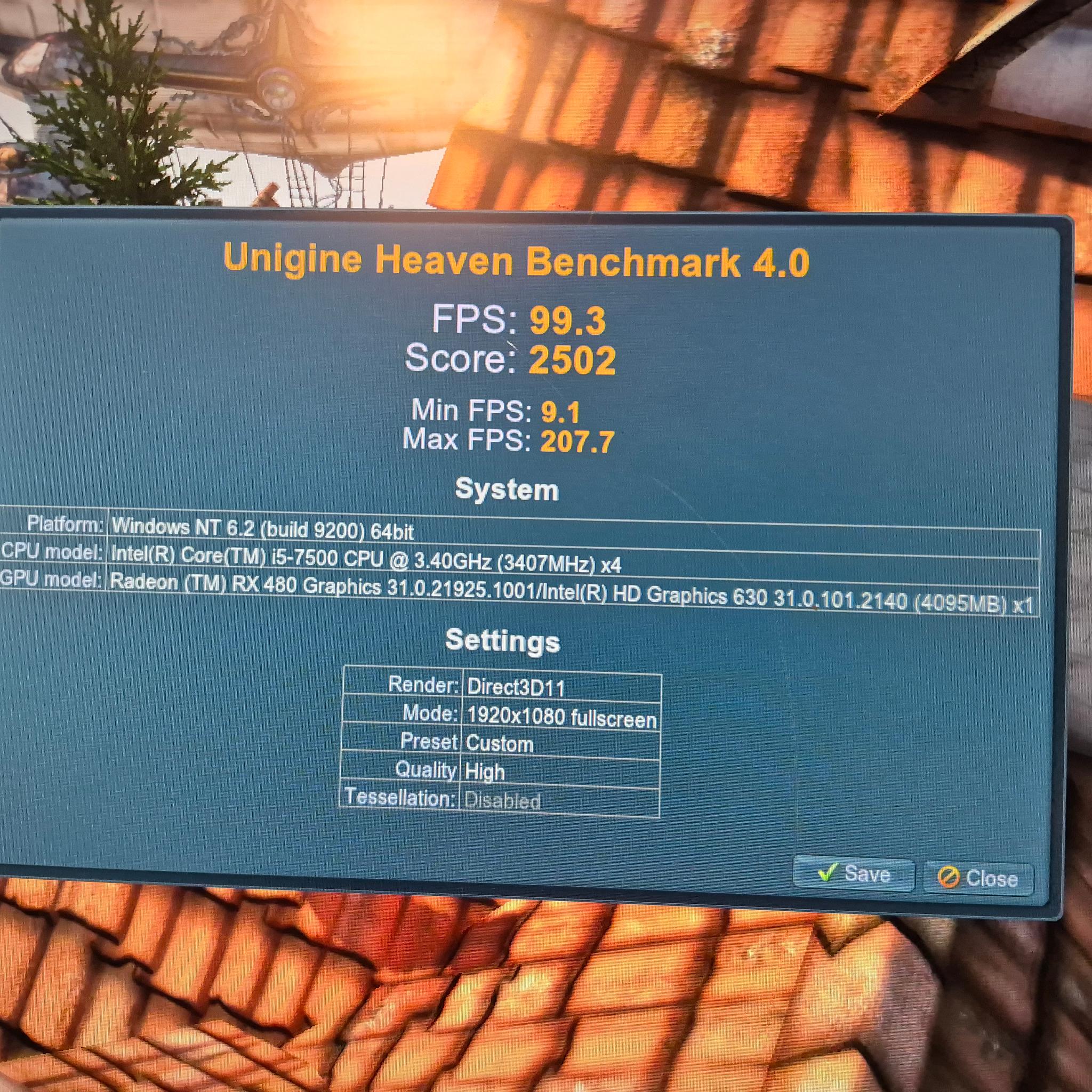 i5-7500, RX 480 4GB, 16GB RAM, 512GB SSD, Win10