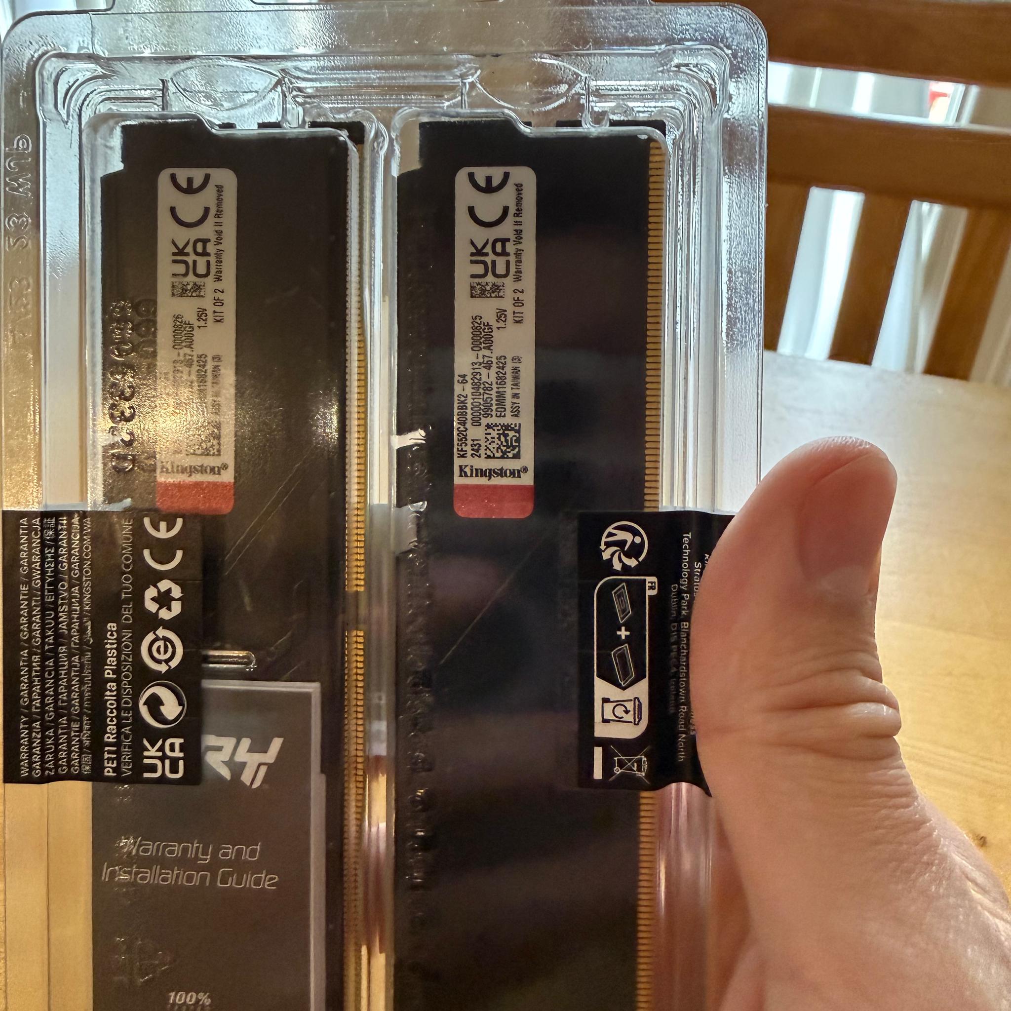 64GB DDR5 2x32gb BNIB