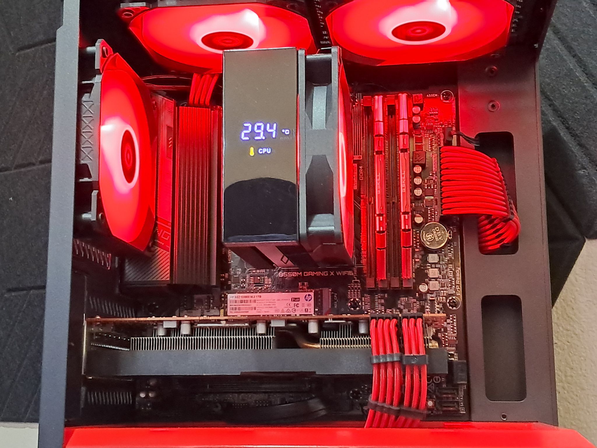 🔴Red Ryzen🔴Custom Gaming PC | Ryzen 5 5500 | RX 5700 XT | 1TB SSD | 16GB DDR4