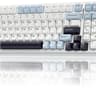 AULA F99 Wireless Mechanical Keyboard - Blue & White, RGB, Hot-Swappable, 99 Keys, Pre-Lubed