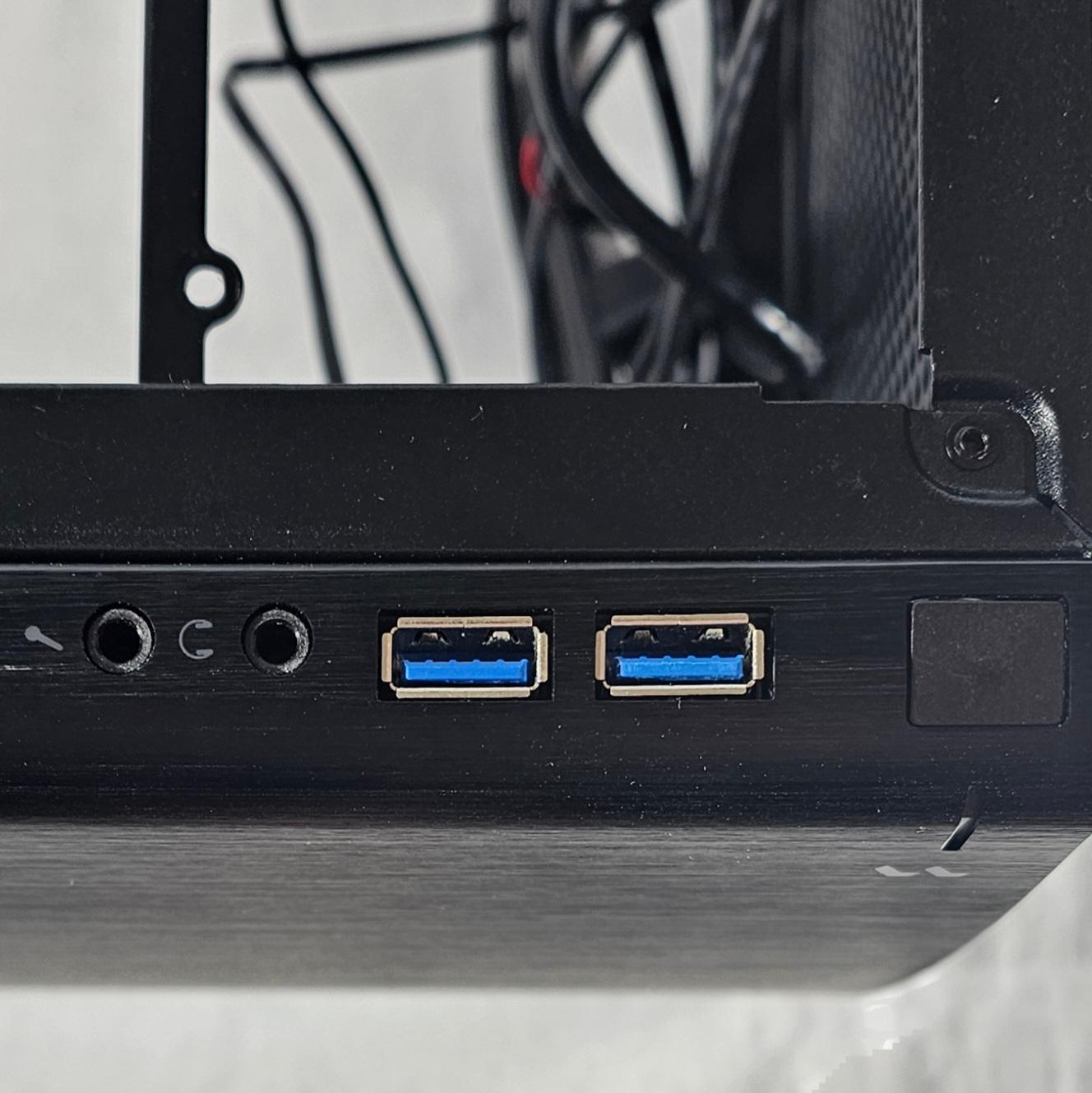 Black ITX PC Case w/ 3 Fans