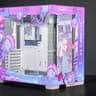 Jellyfish Crossing Lian Li O11D Evo RGB Pink Purple Anime Computer Case