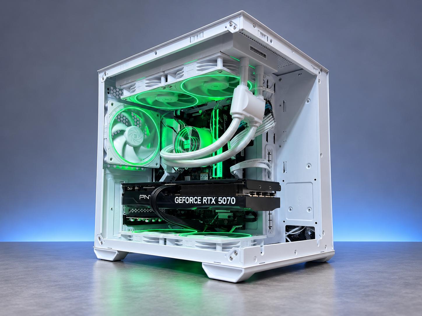 ❄️ POLAR ECLIPSE i7-12700F • RTX 5070 • 32GB RAM • 2.5TB+ NVMe 850w psu