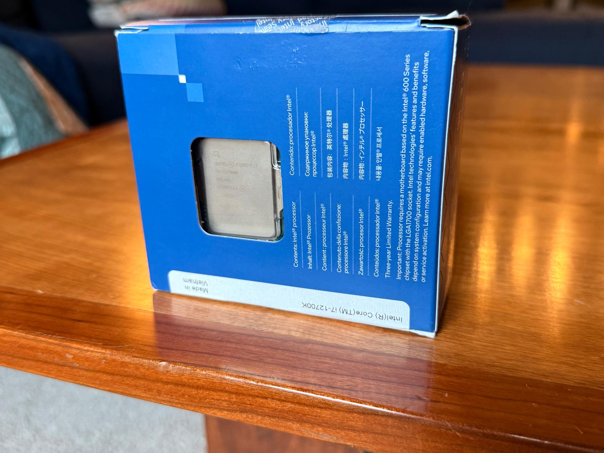 Great Condition I7-12700K