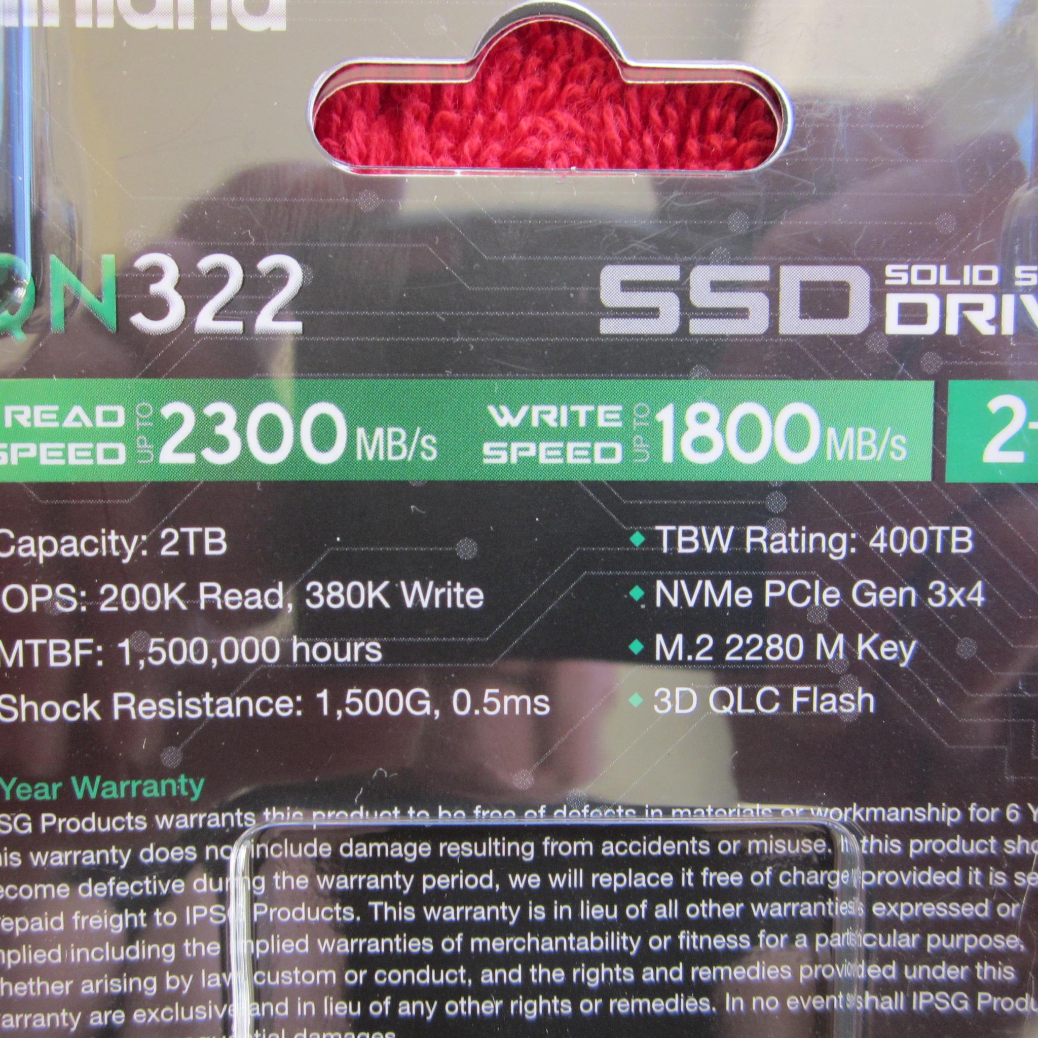 New Sealed Inland QN322 M.2 NVME 2TB SSD