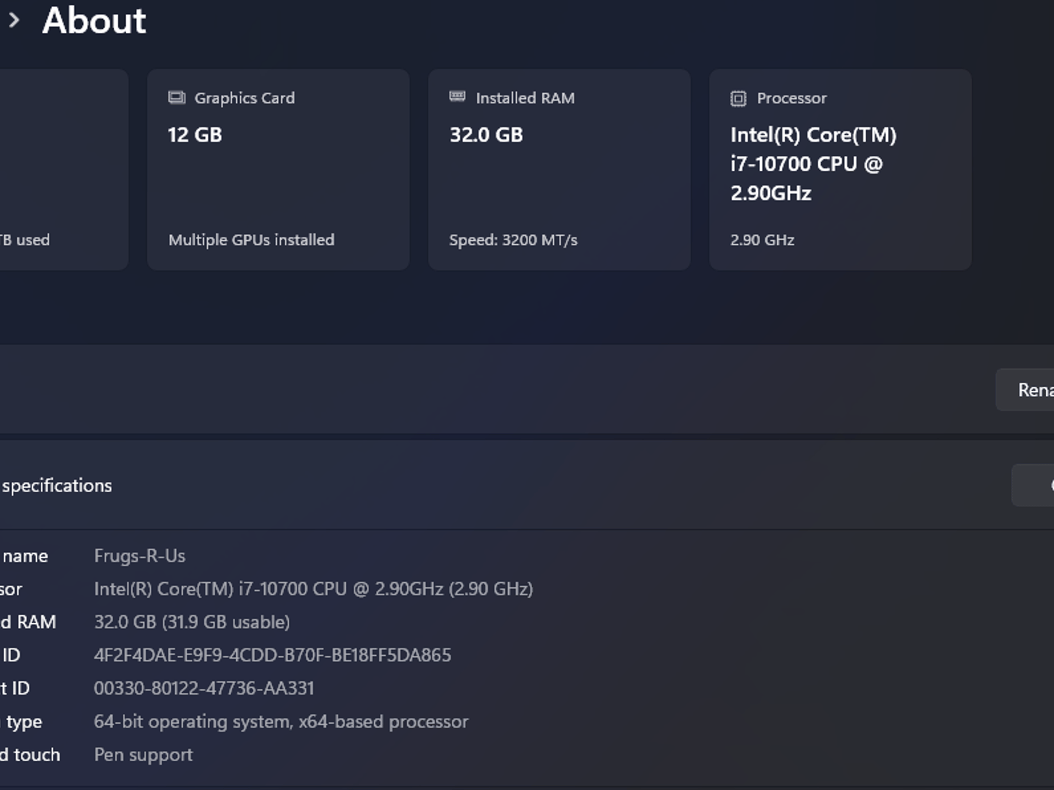 RTX 5070 12GB | i7-10700 | 32GB RAM