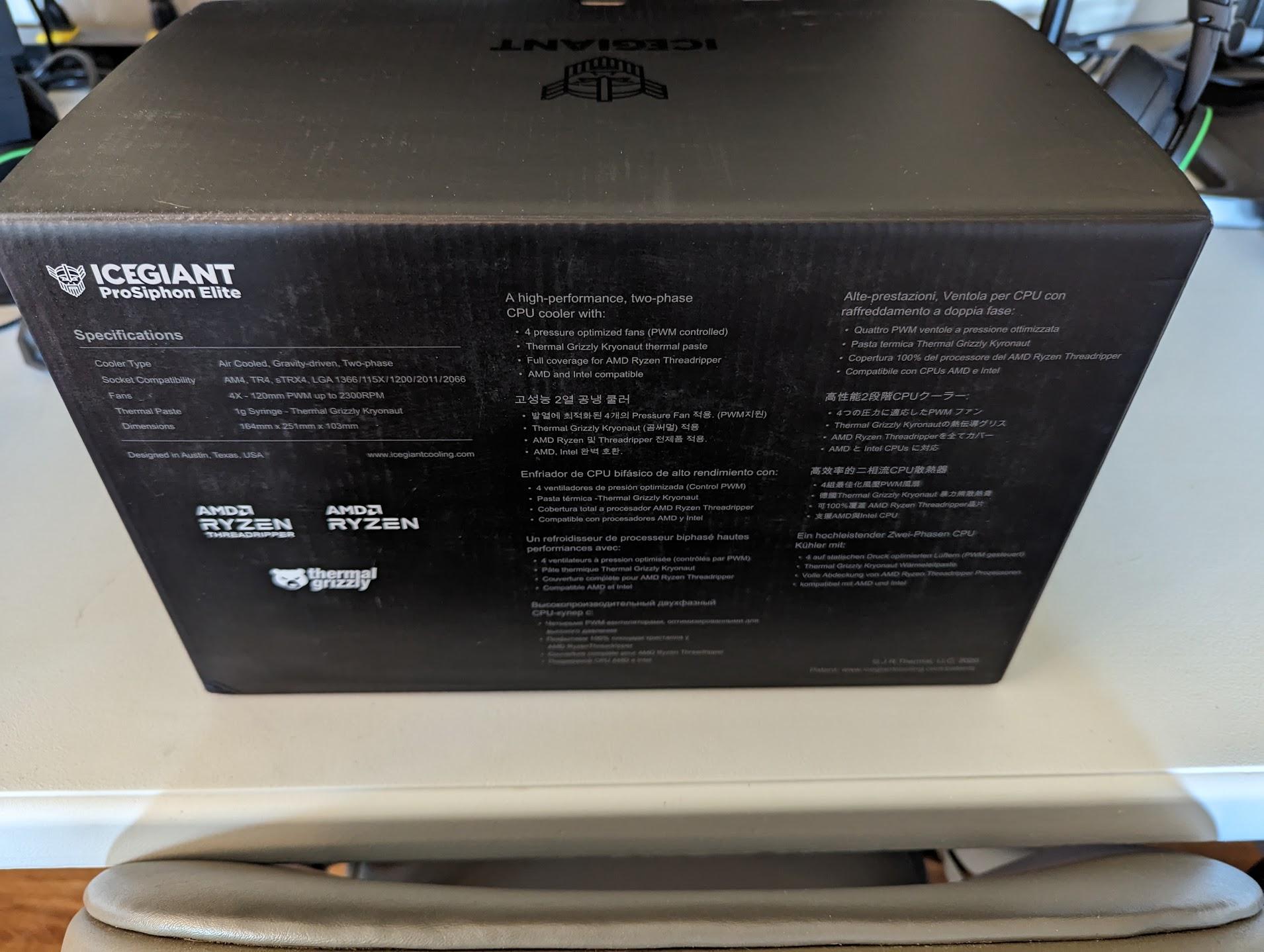 ProSiphon Elite CPU Cooler - NEW
