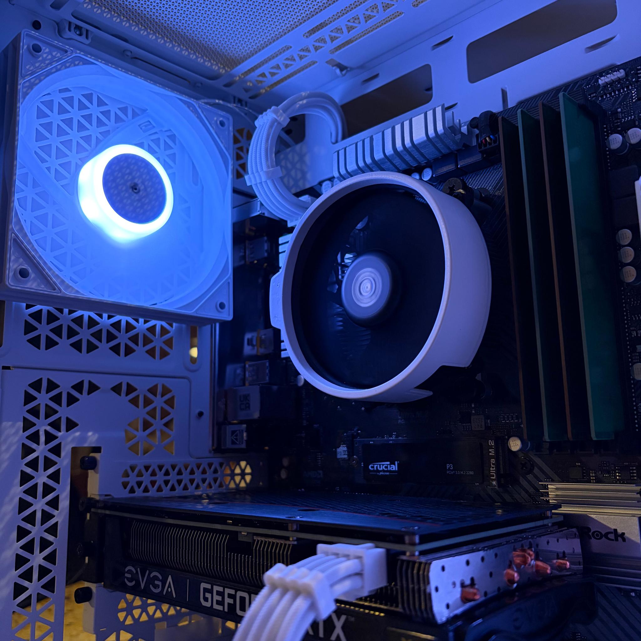 White Gaming PC | 3060TI | Ryzen 5 5500 | 16GB RAM | 1TB SSD | Wi-fi + BT