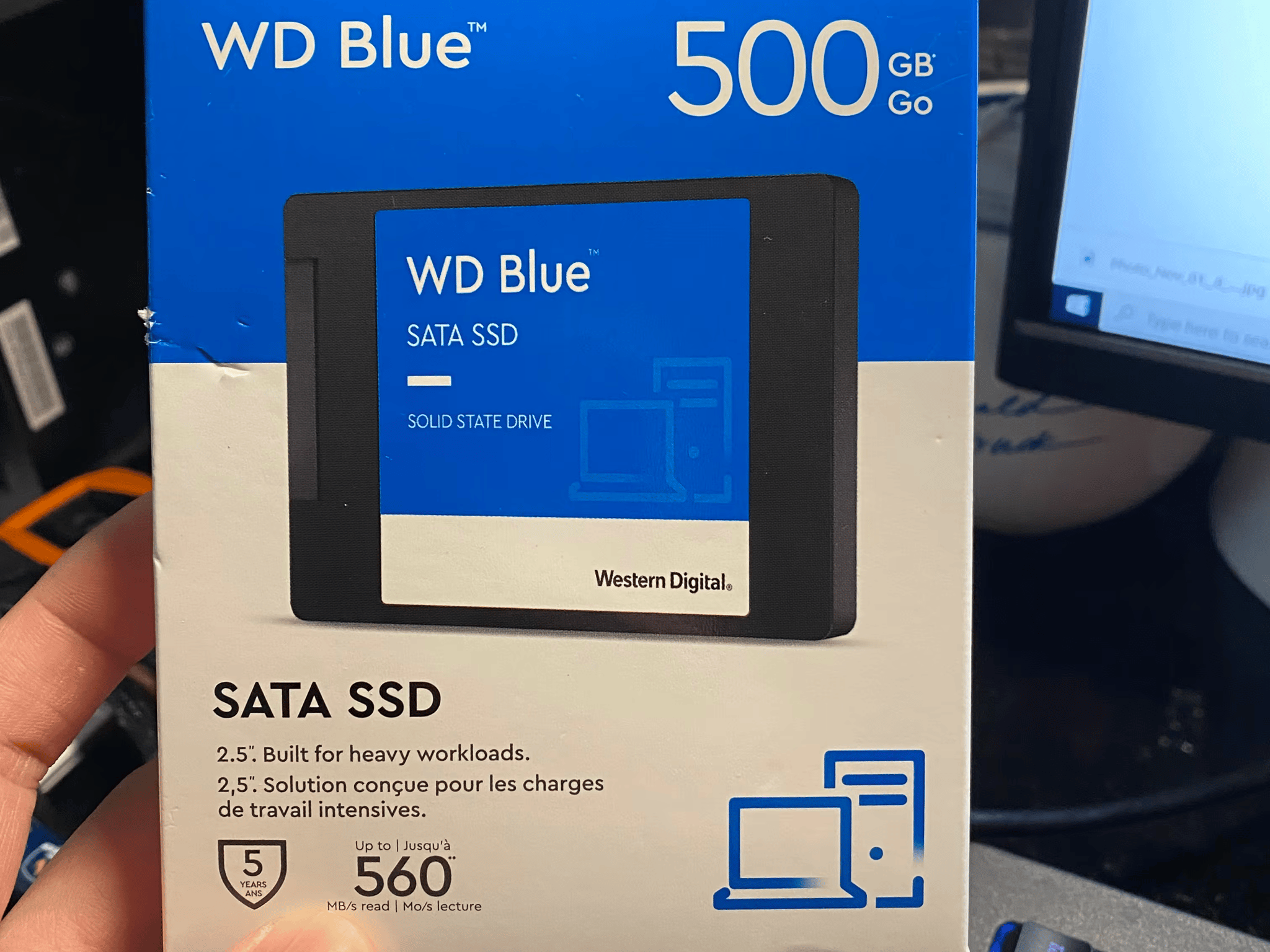 CPU and SSD Combo - 2600x and WD Blue 500gb SSD