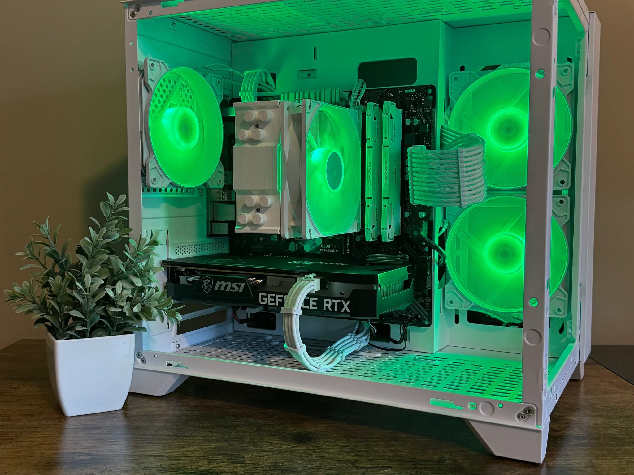 🎮 Balanced Gamer ⚖️ | RTX 3060 | Ryzen 5 5600 | 16GB RAM | 512GB SSD |⚪ High Performance Gaming PC⚪