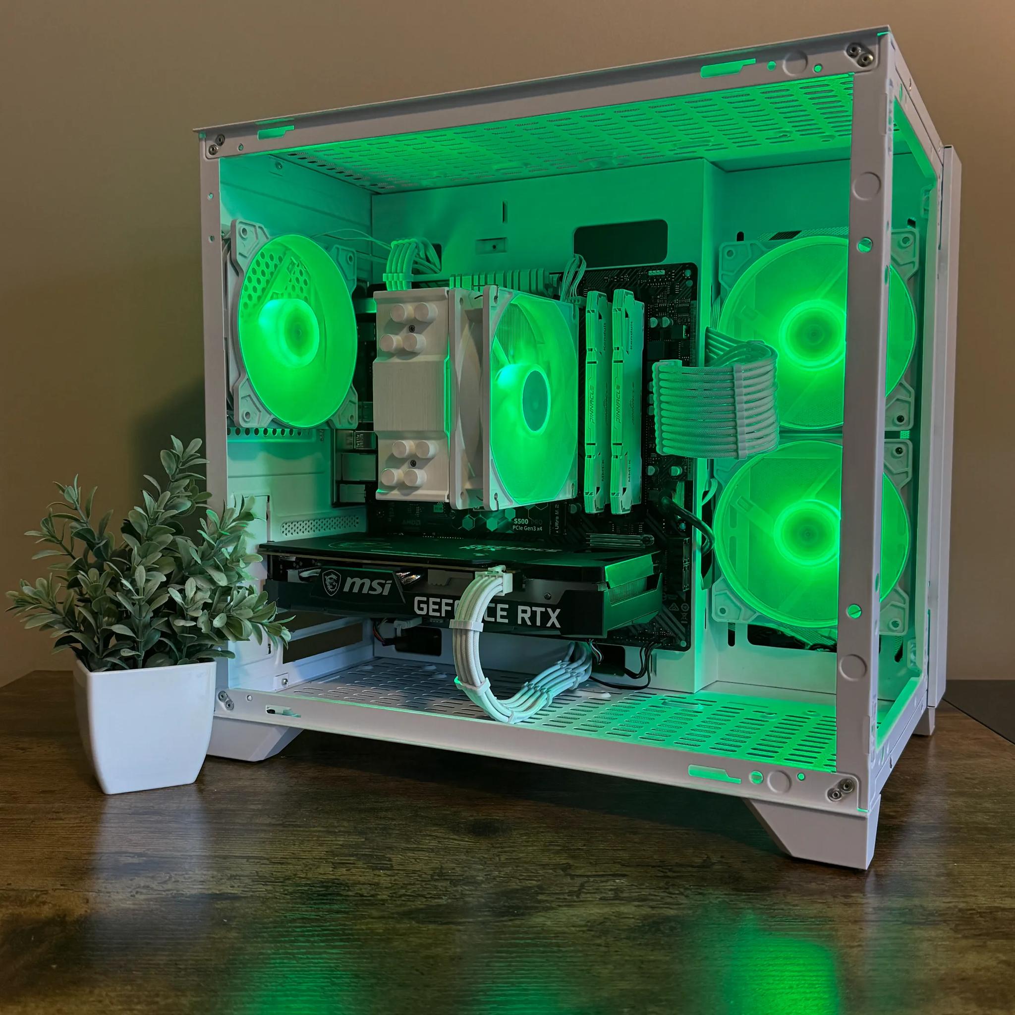 🎮 Balanced Gamer ⚖️ | RTX 3060 | Ryzen 5 5600 | 16GB RAM | 512GB SSD |⚪ High Performance Gaming PC⚪