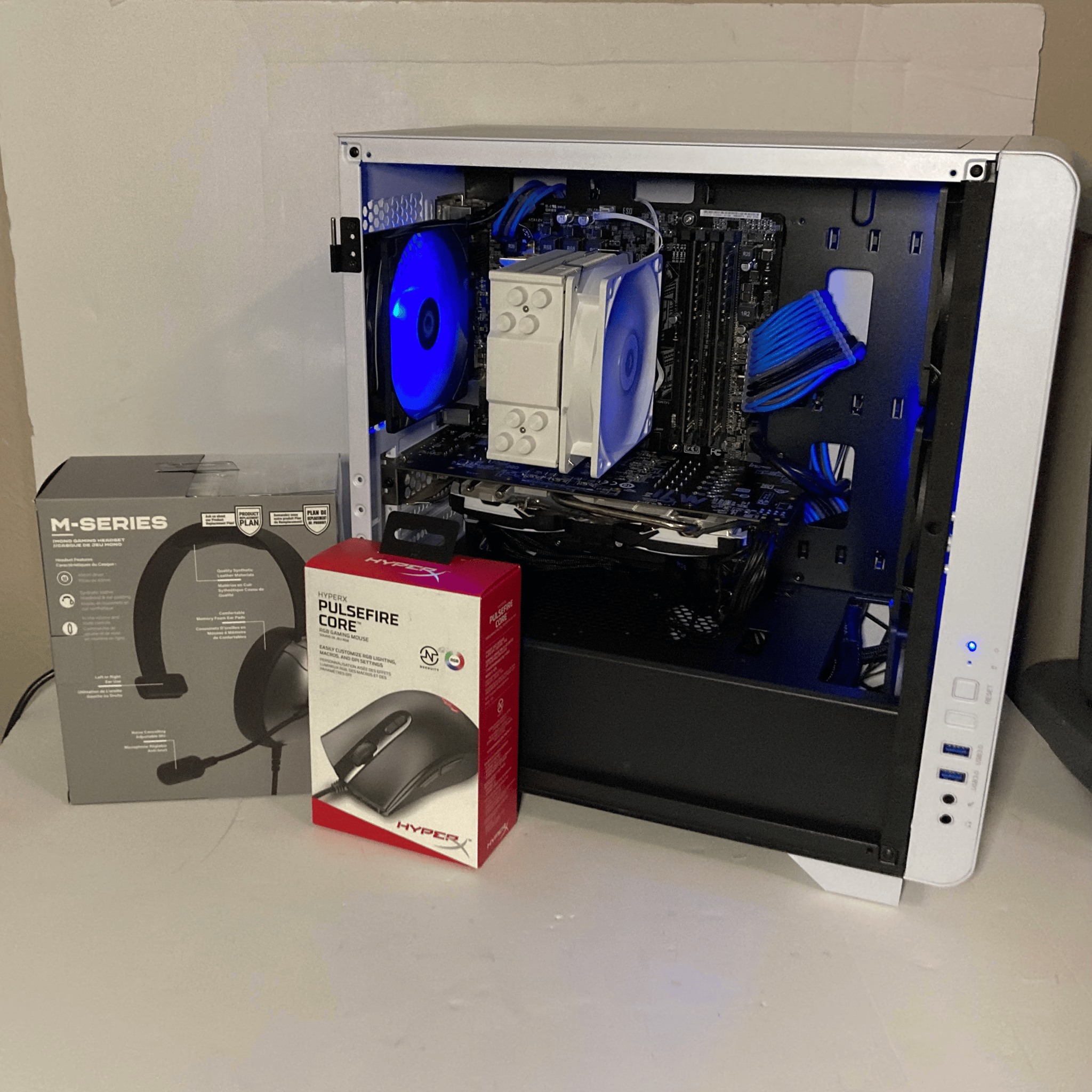 i7-6700/RX 580 4GB Gaming PC Bundle w/ Mouse & Headset