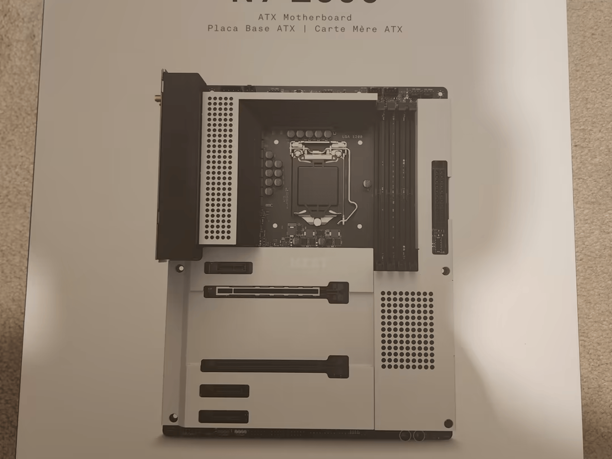 Bnib NZXT N7 Z590 - N7-Z59XT-W1 - Intel Z590 chipset (Supports 11th Gen CPUs)