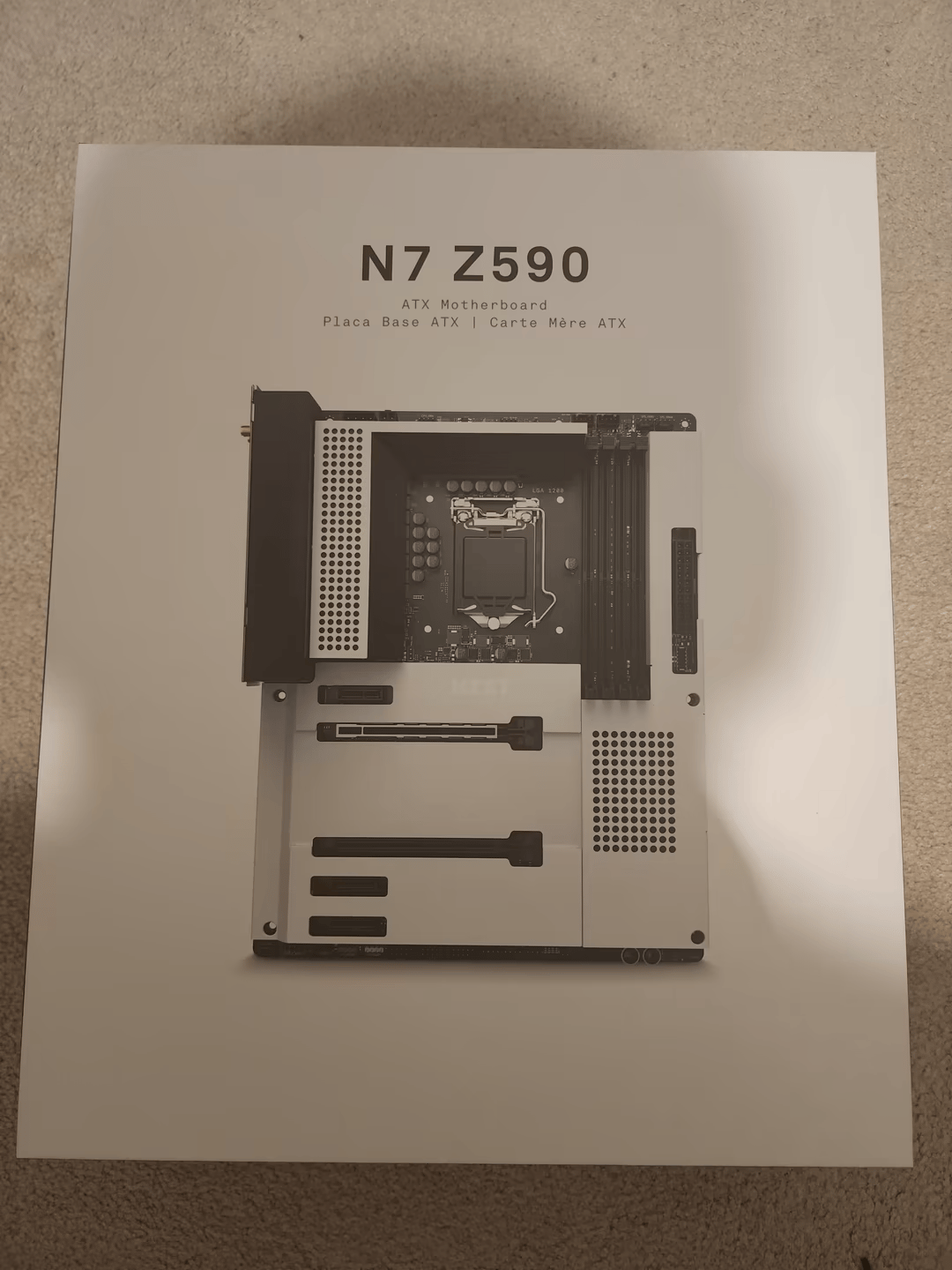 Bnib NZXT N7 Z590 - N7-Z59XT-W1 - Intel Z590 chipset (Supports 11th Gen CPUs)