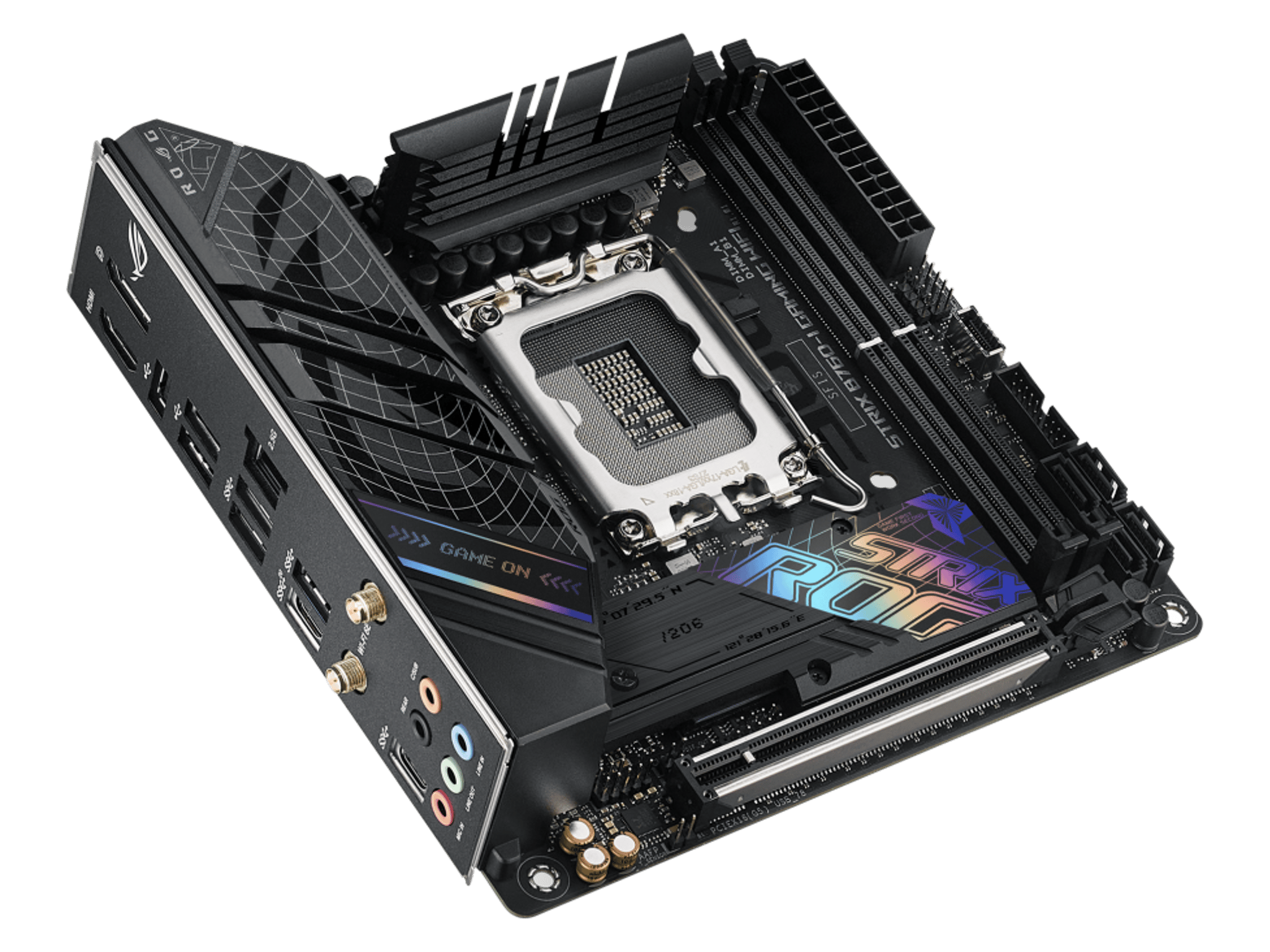 ASUS ROG STRIX B760-I GAMING WIFI Intel LGA 1700 B760 MicroATX Desktop Motherboard A
