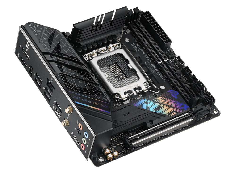 ASUS ROG STRIX B760-I GAMING WIFI Intel LGA 1700 B760 MicroATX Desktop Motherboard A