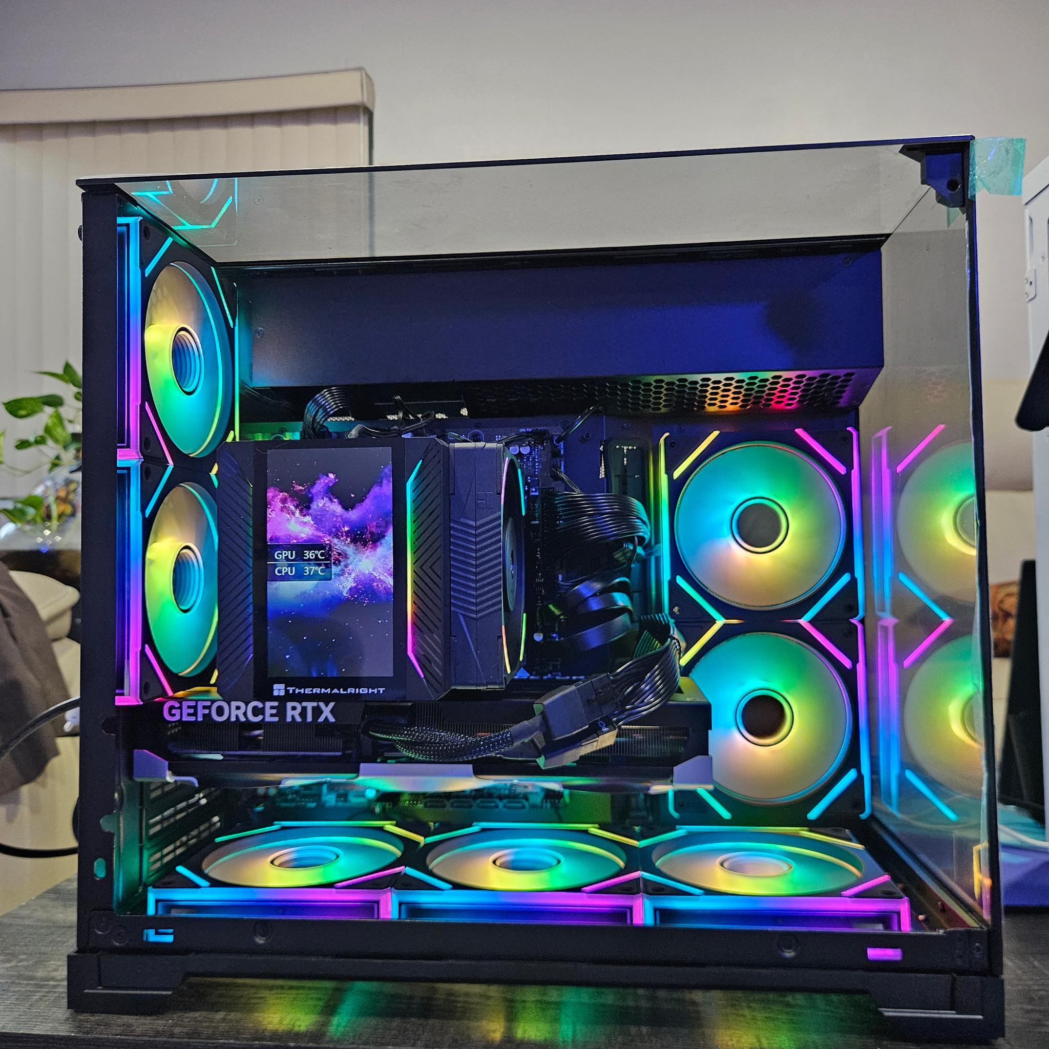 Gaming PC • RTX 5070 • Core Ultra 5 250K Plus • 32GB DDR5 • 1TB M.2 • Lian Li O11 Vision M
