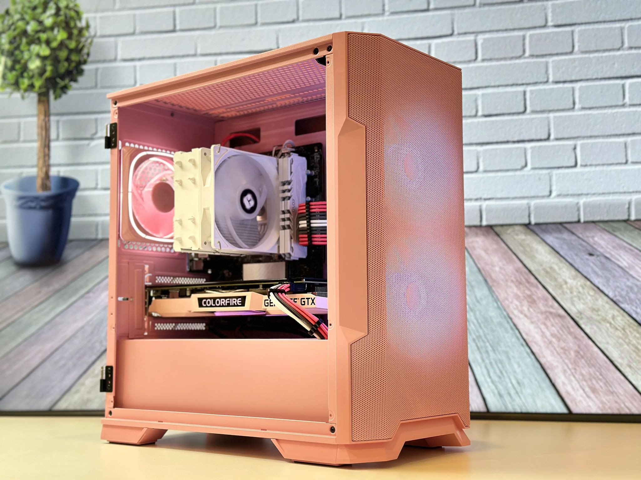 🌸Rose 🌸Gaming PC🌸Nvidia GTX 1660 Super 🌸AMD Ryzen 5 3500X🌸 16GB DDR4🌸1TB SSD NVME