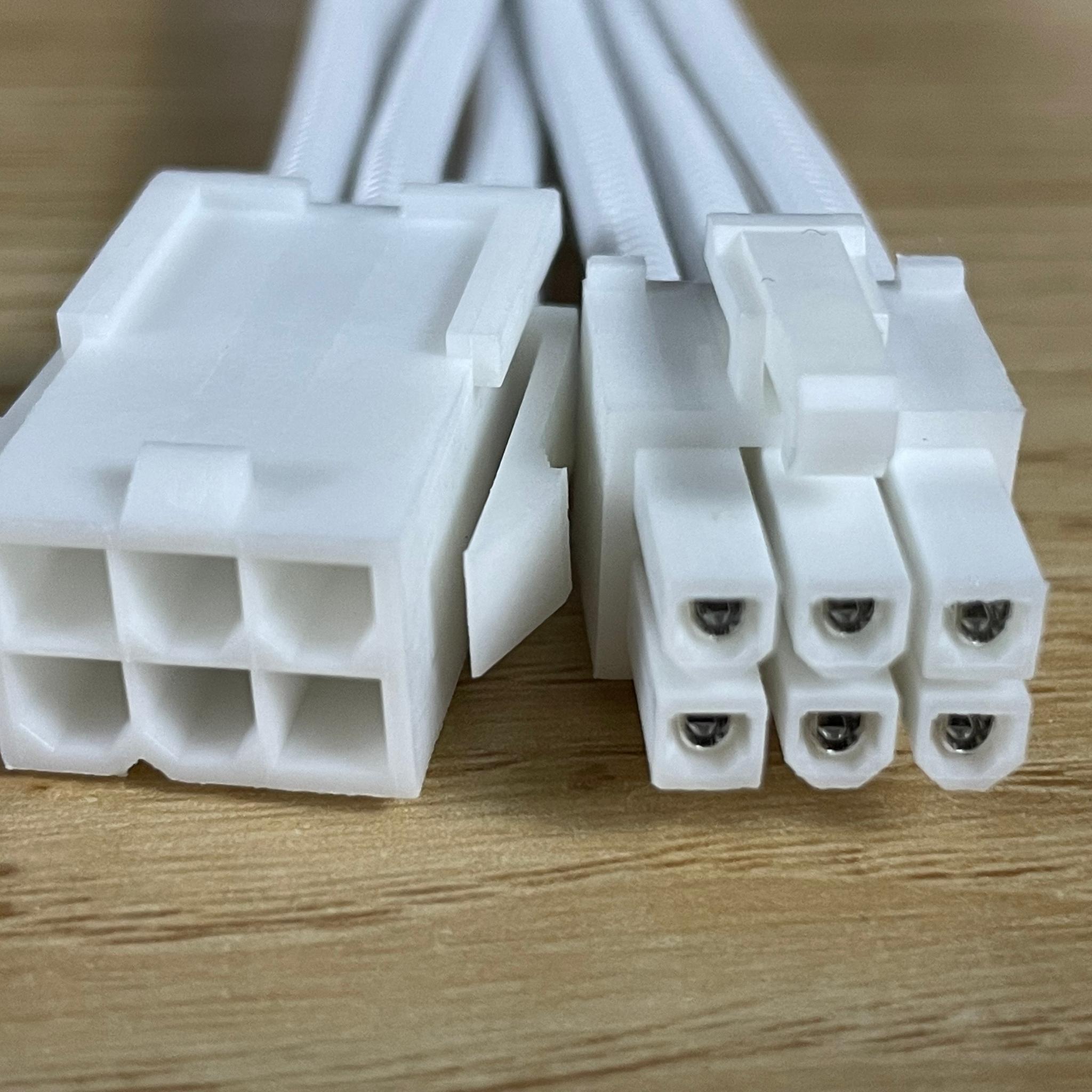 Lot of 6 6-pin PCI-E Cable Extensions