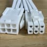 Lot of 6 6-pin PCI-E Cable Extensions