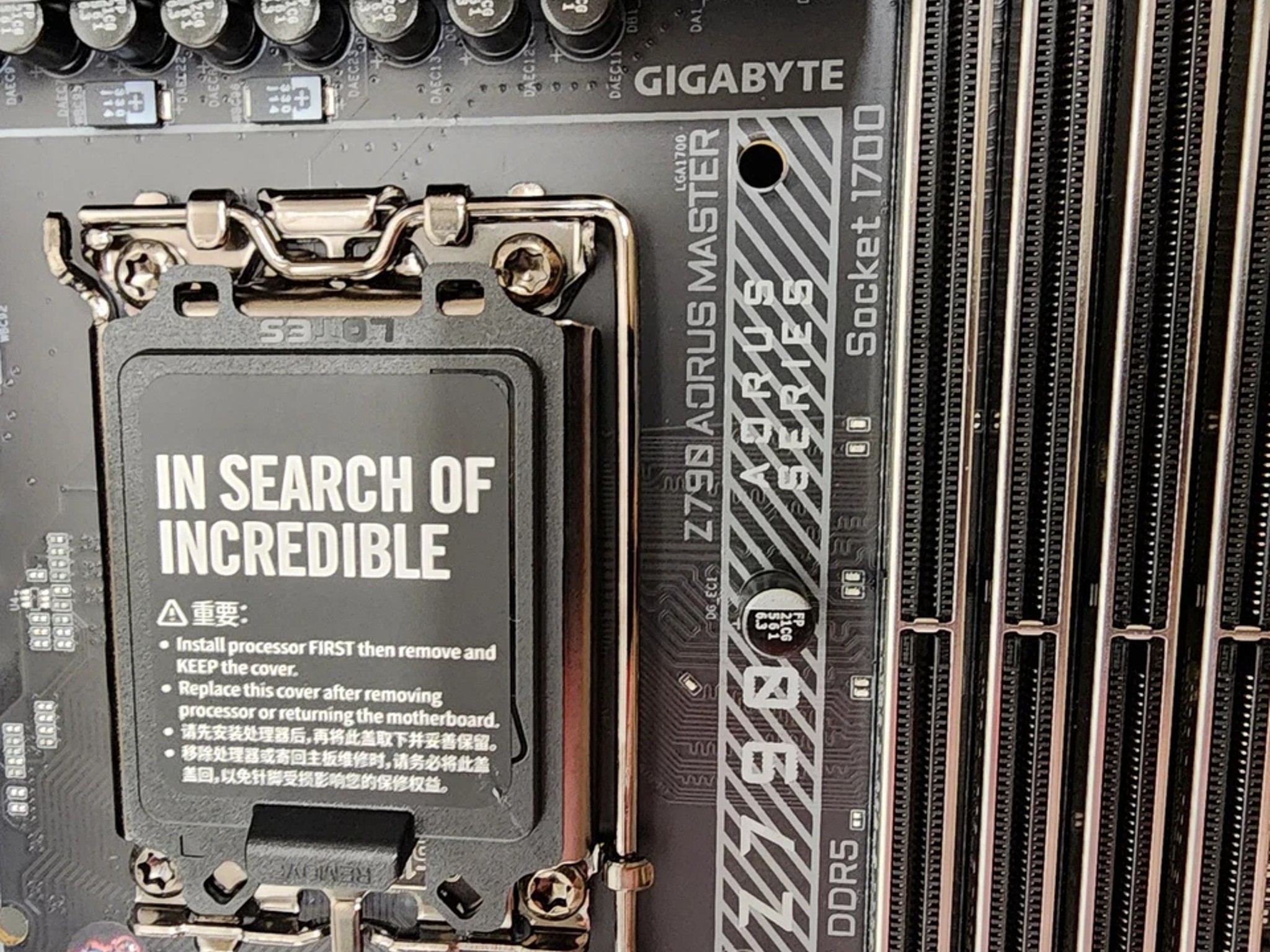 UPDATED BIOS GIGABYTE Z790 AORUS MASTER WIFI DDR5 LGA1700 EATX MOTHERBOARD