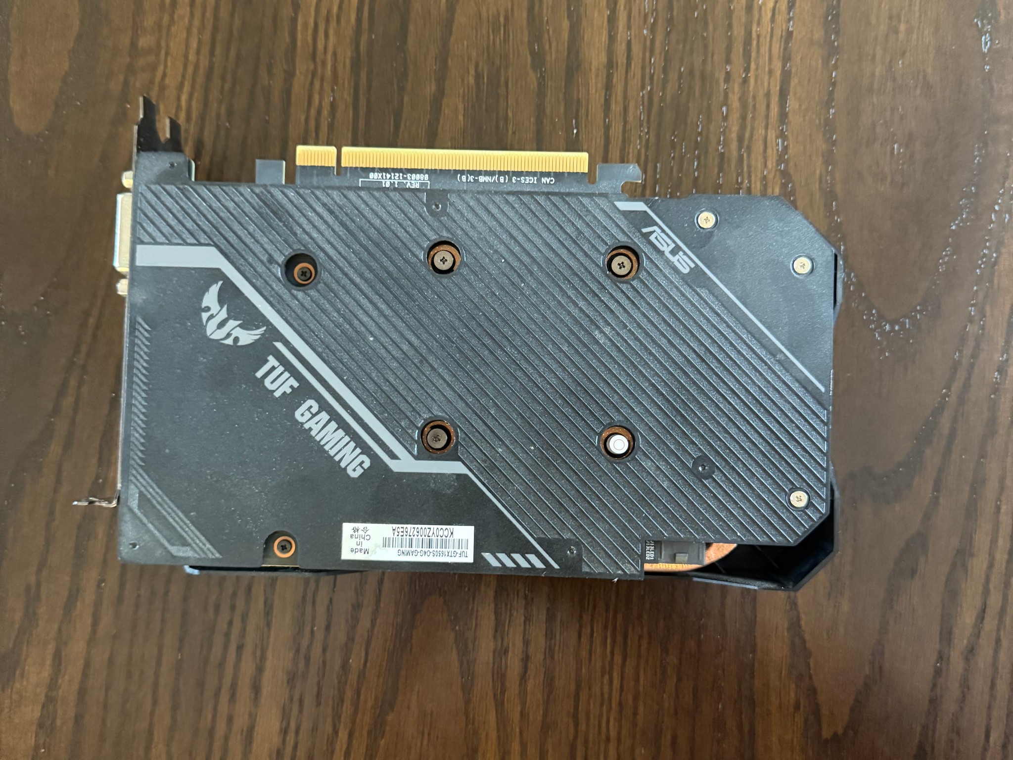 ASUS TUF GAMING OC GeForce GTX 1650 SUPER