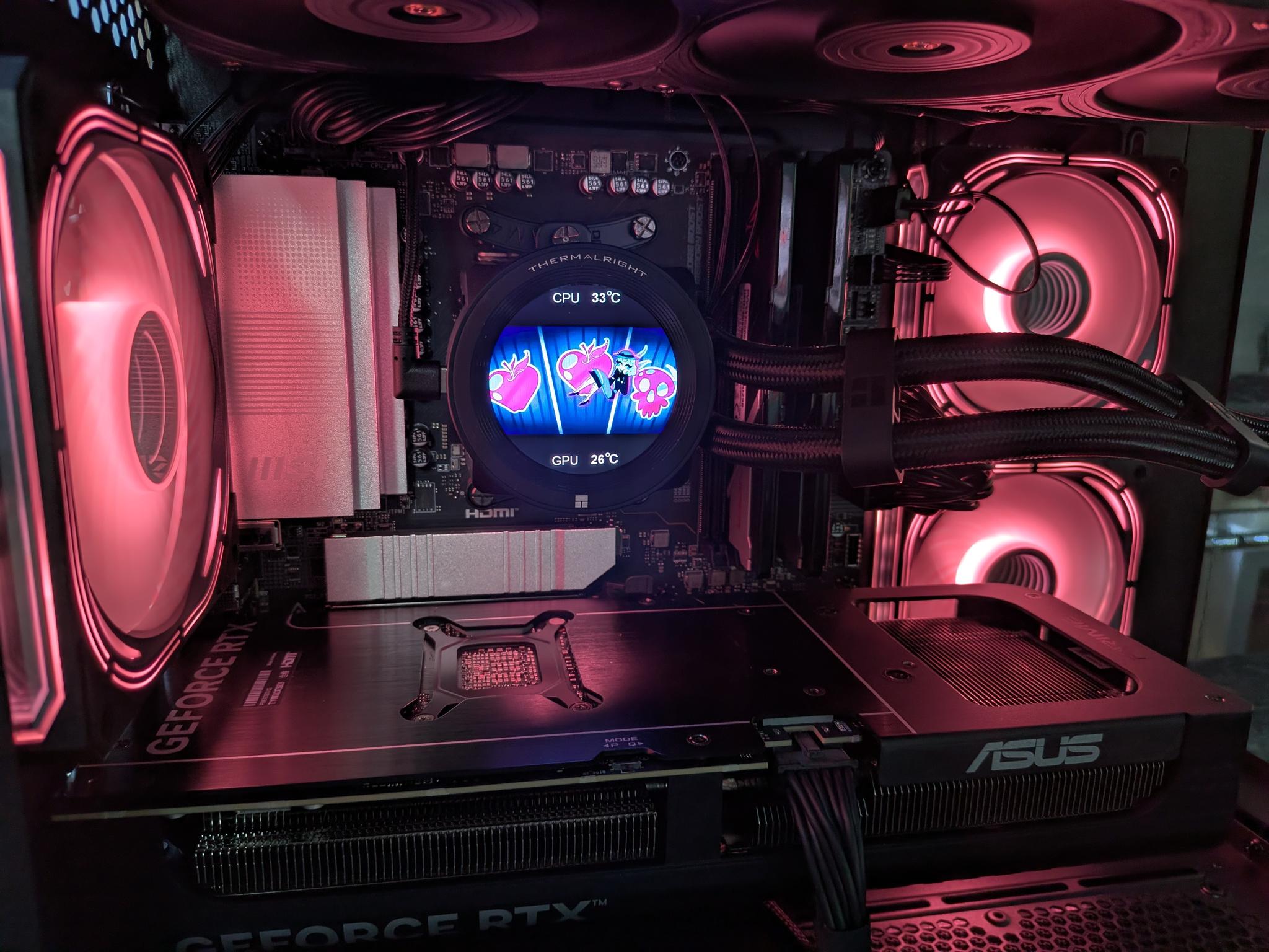The Morningstar - RTX 5070, Ryzen 5 7600X3D, 32 GB DDR5, 4 TB Gen 5 NVME, Liquid Cooled, RGB