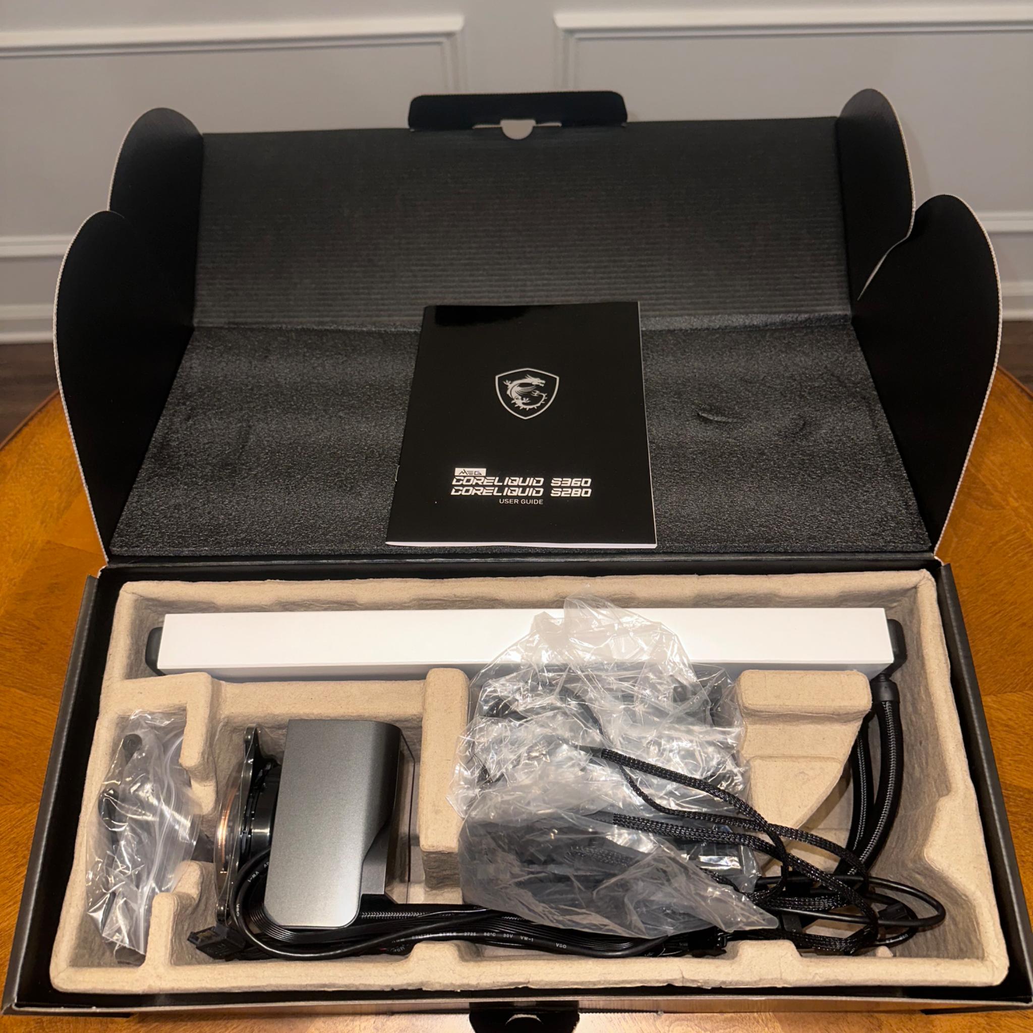 ✨On Sale!🔥 MSI MEG CORELIQUID S360 CPU Water Cooling Fan