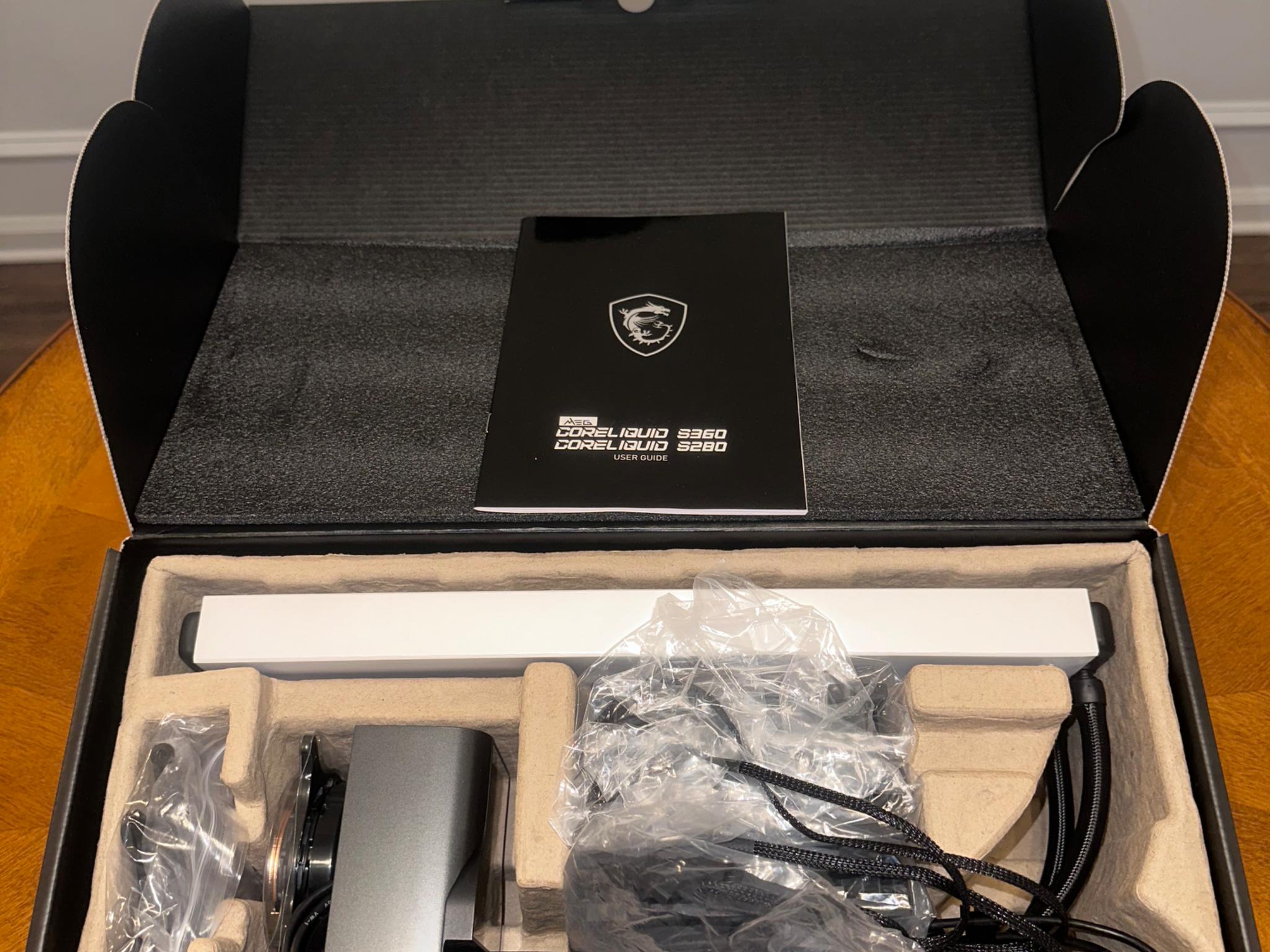 ✨On Sale!🔥 MSI MEG CORELIQUID S360 CPU Water Cooling Fan