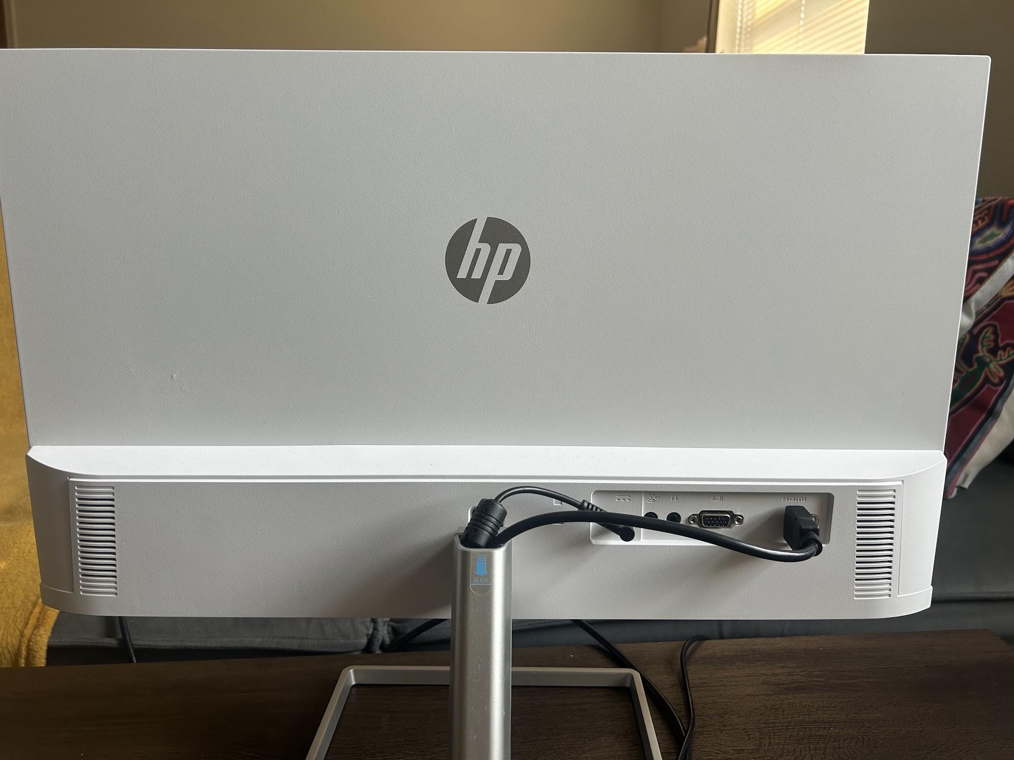 White Monitor HP M24fwa 23.8-in IPS FHD