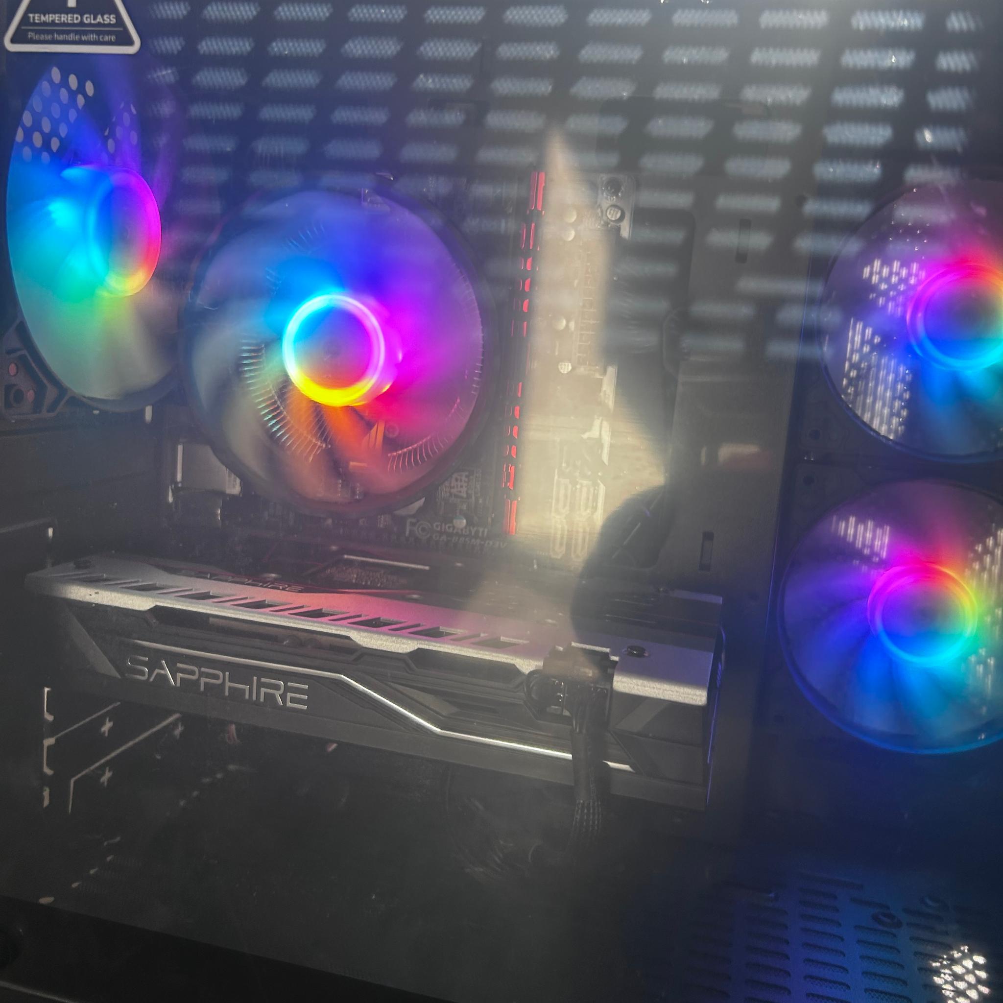 ⬛️ Dark|| Budget Gaming PC⚔️ RX 570 4GB⚔️Intel 4460⚔️16GB DDR3