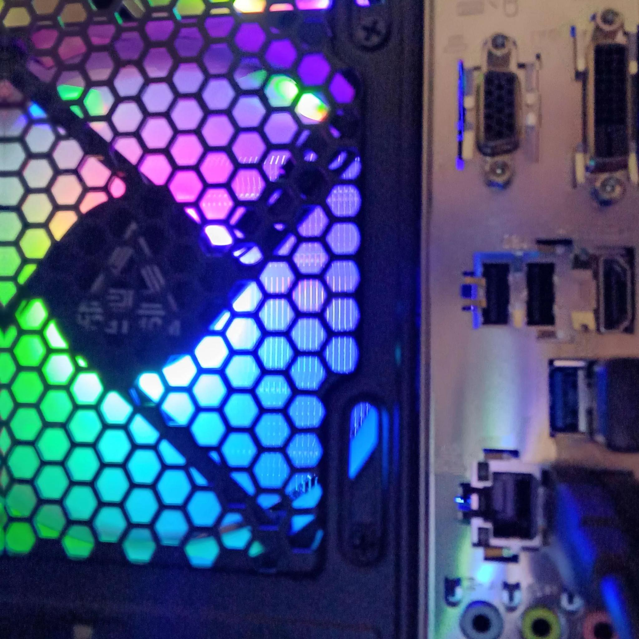 | Black RGB GAMING PC | Ryzen 5 2600x|RedDragon Vega56(UV'd & OC'd)|16gb DDR4 RAM|500g SSD Storage