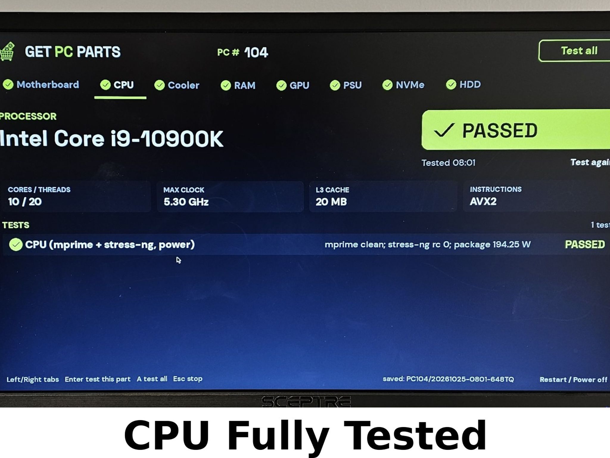 Intel Core i9-10900K LGA1200
