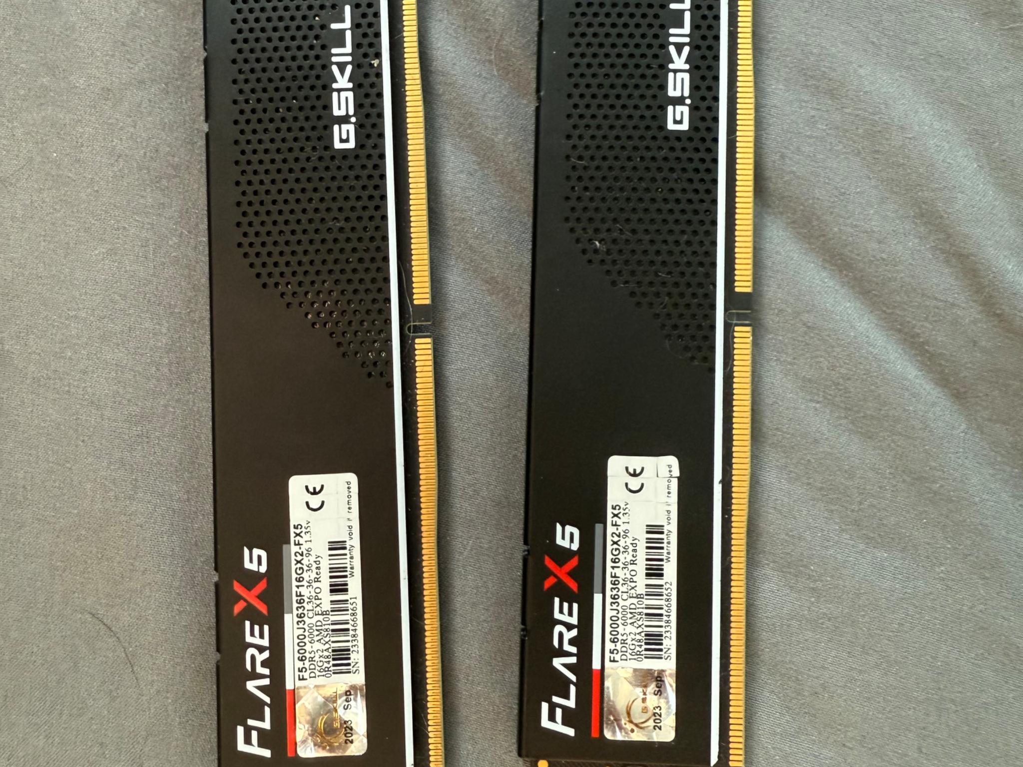 G.Skill Flare X5 2x16gb 6000mhz cl36