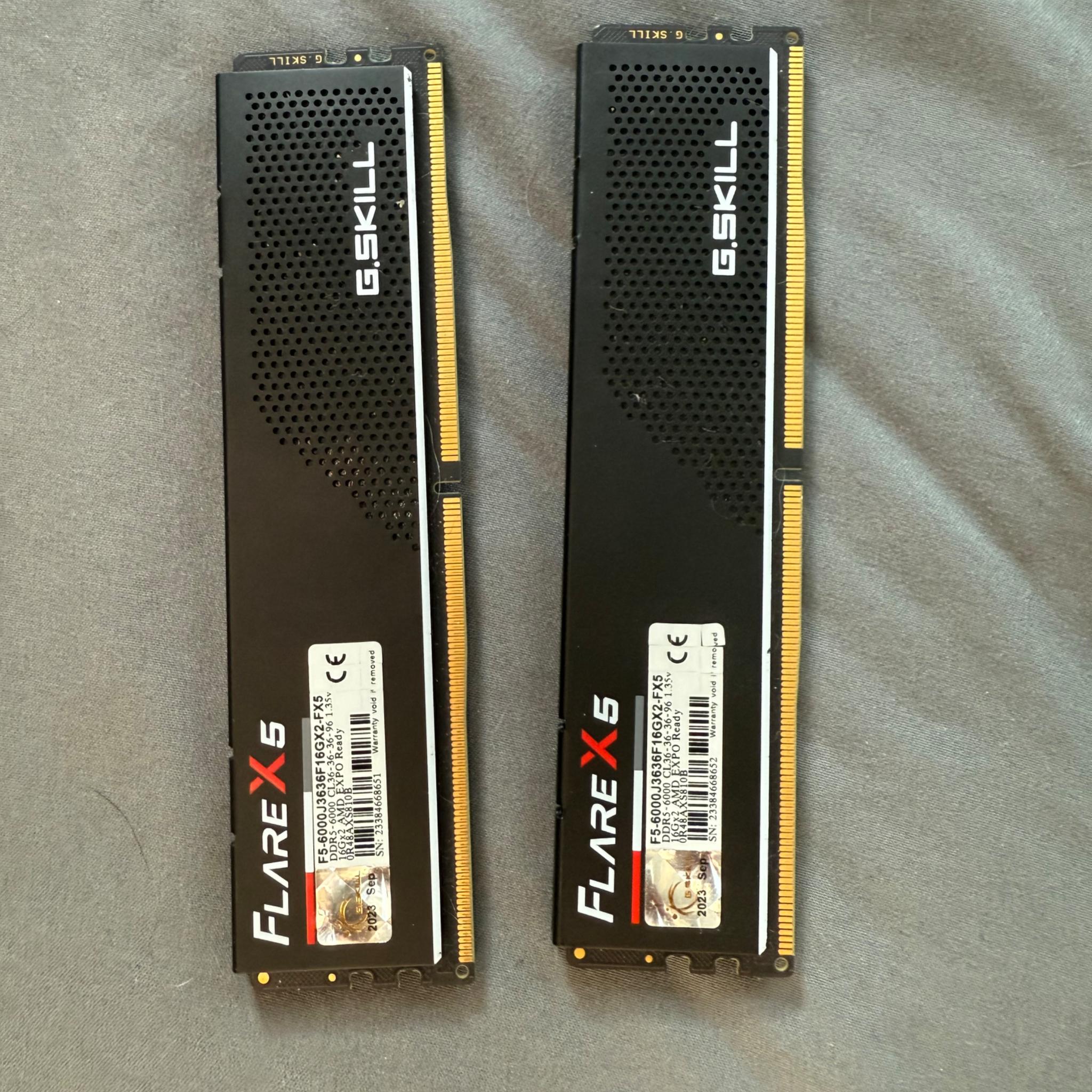 G.Skill Flare X5 2x16gb 6000mhz cl36