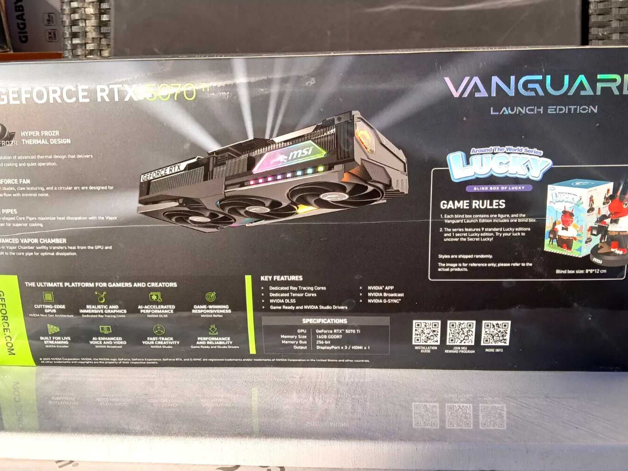 MSI Vanguard Launch Edition 5070Ti AND MSI 850 Watt PSU!!!